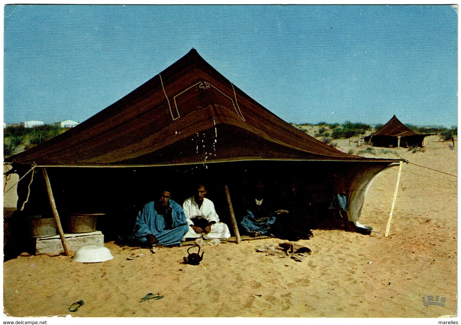 CPSM Mauritanie (République Islamique De), Tente De Nomades, 1975 - Mauretanien