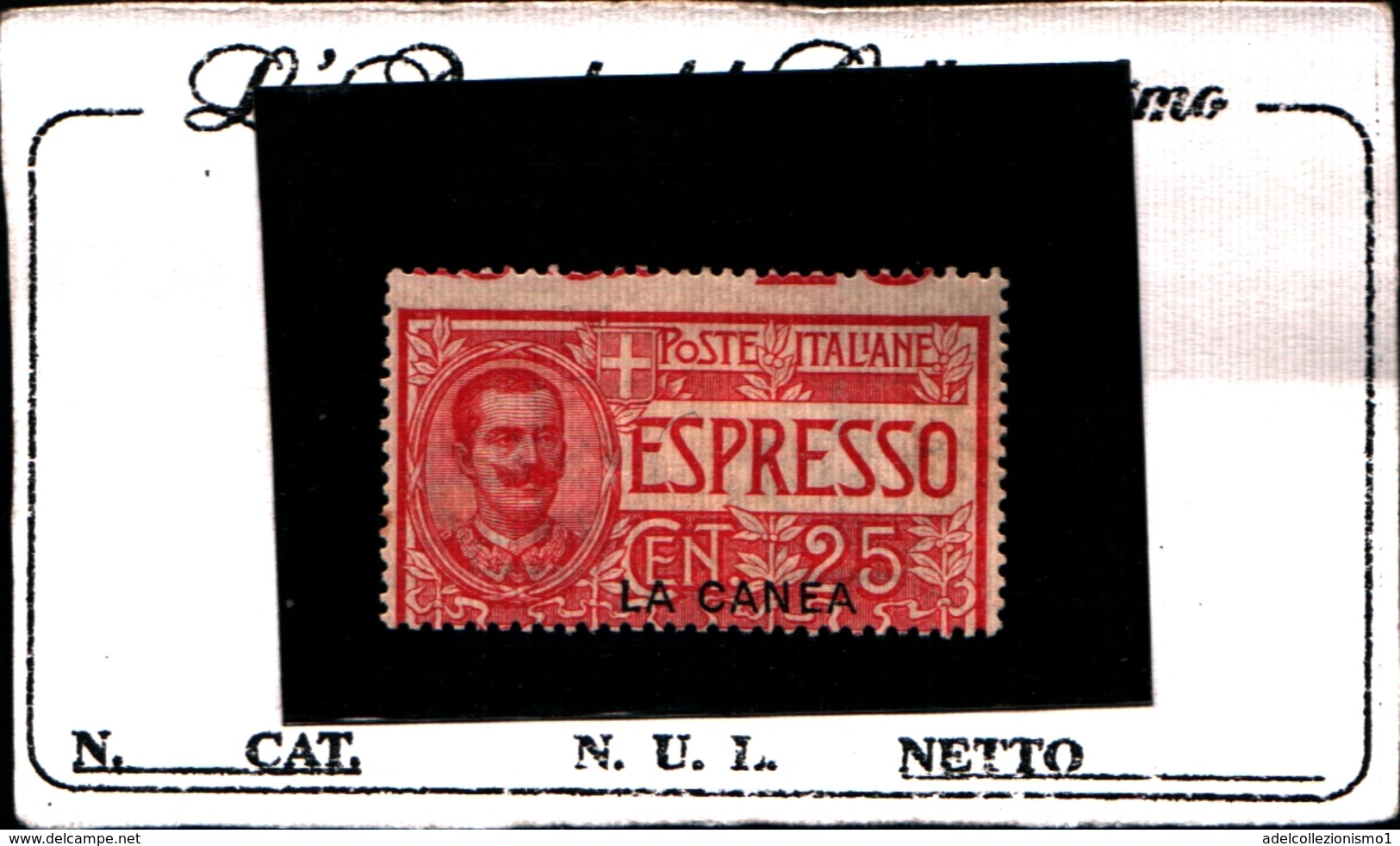 93543) ITALIA-25C.Espressi Soprastampati La Canea - ESPRESSI - 15 Novembre 1906-MLH* - La Canea