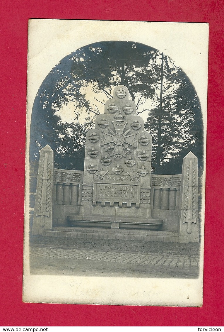 C.P. Templeuve =  Monument 1914-1918 - Tournai