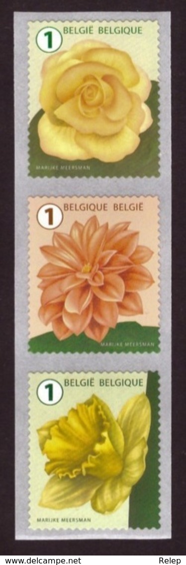 Belgique  2016 -  Fleurs  Numérotée N° 10 -  Timbres Rouleaux   - MNH - - Unused Stamps