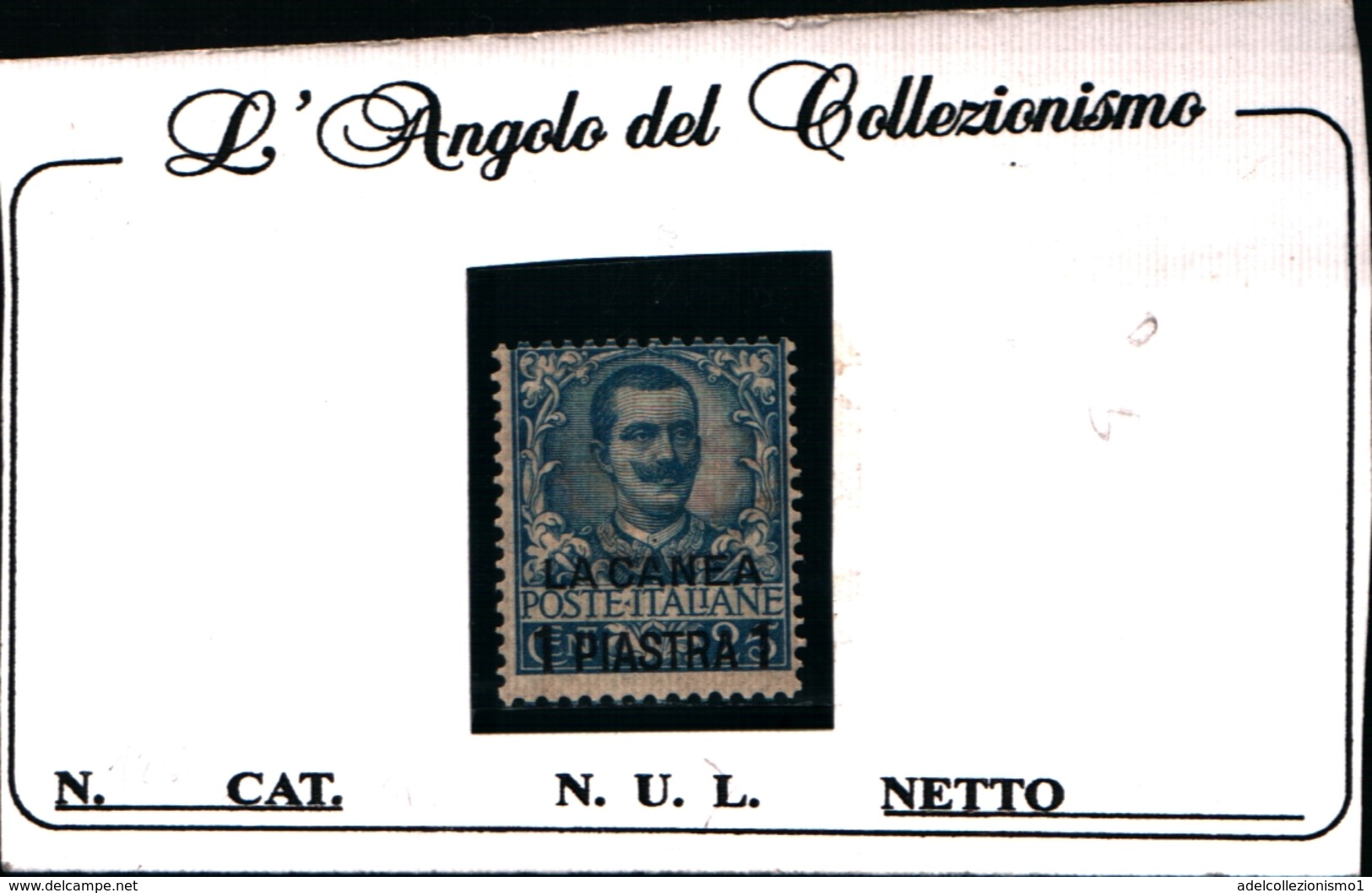 93560) ITALIA-1 Pi. Su 25 C.Emissione Floreale Soprastampati La Canea E In Piastre - Luglio 1901-MLH* - La Canea