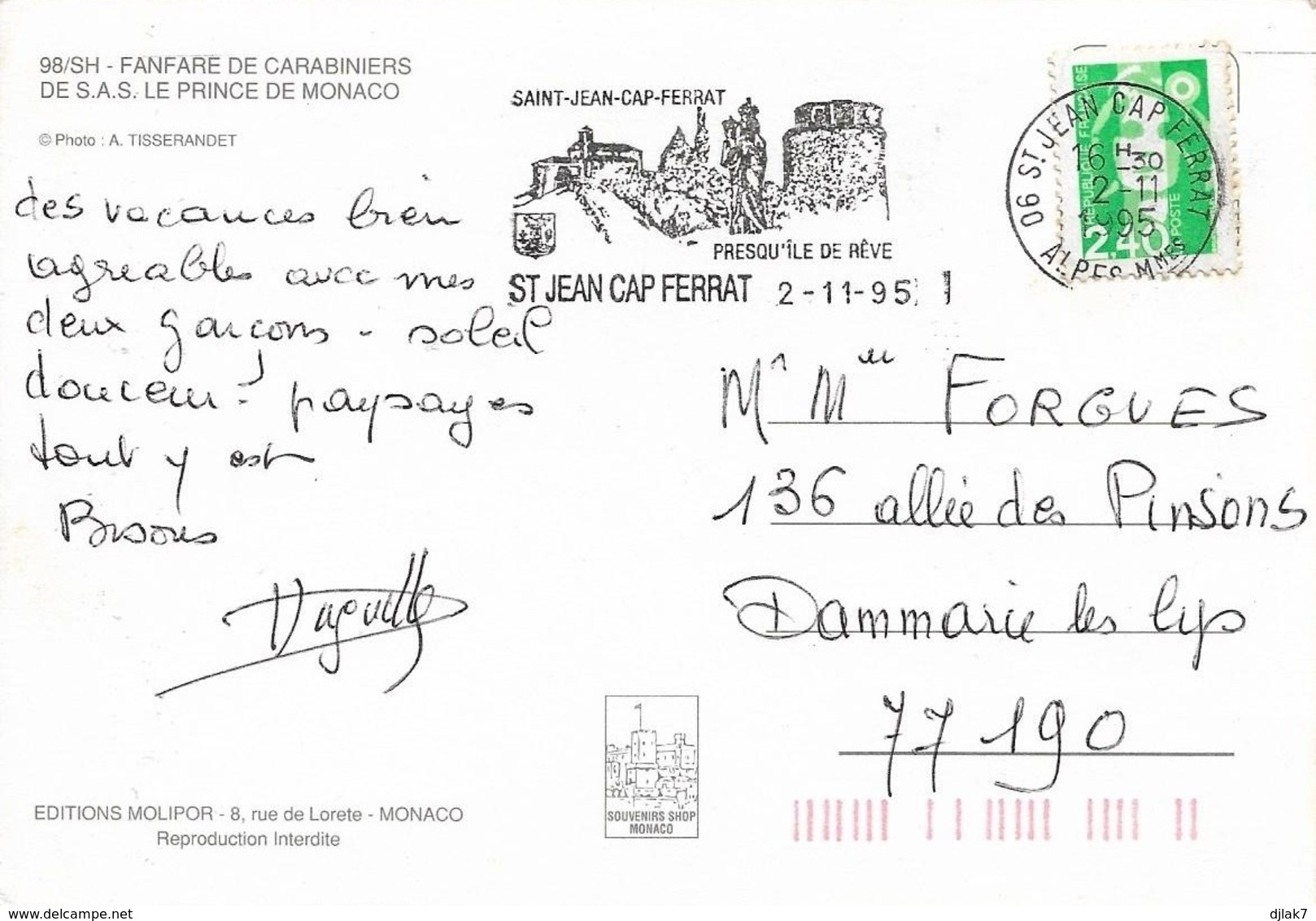 Monaco Fanfare De Carabiniers (2 Scans) - Other & Unclassified