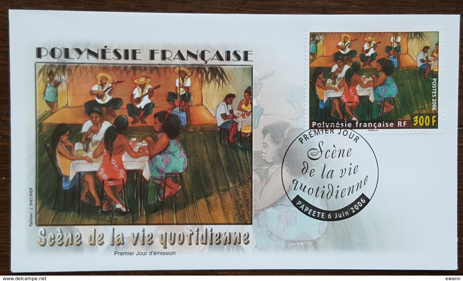 Polynésie - FDC 2006 - YT N°769 - Scène De La Vie Quotidienne - FDC