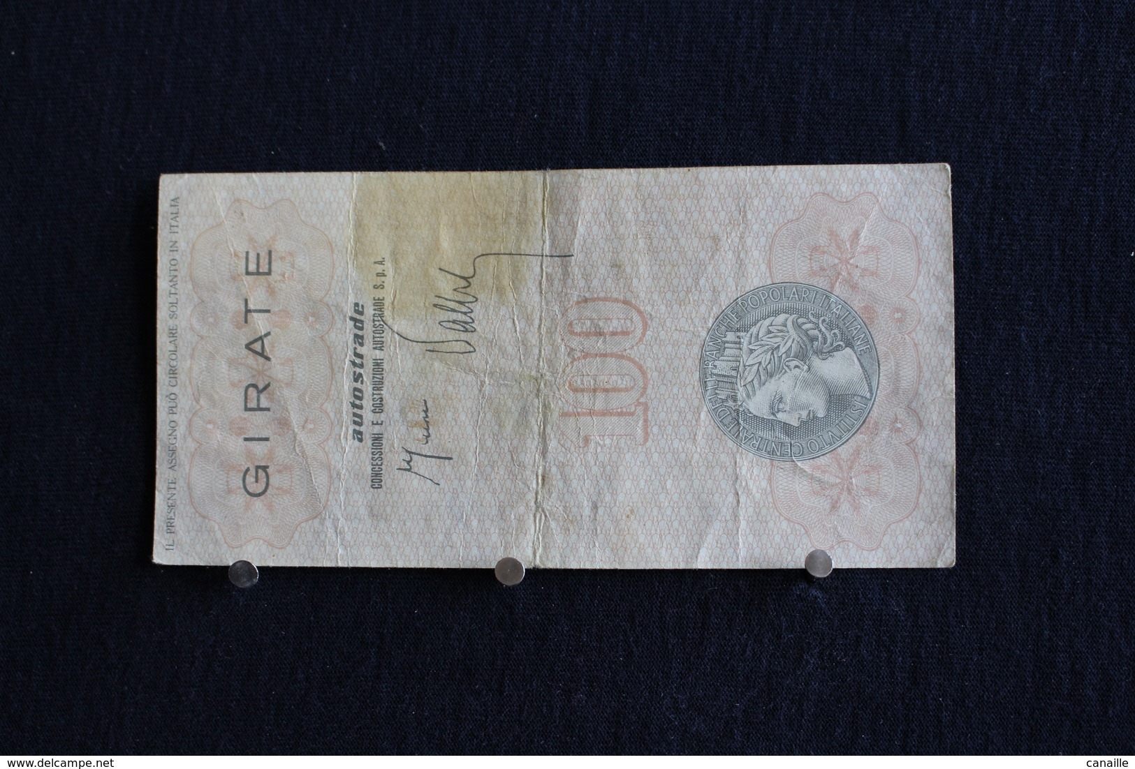 4 / Italie / 1946:Royaume / Biglietti-L'Istituto Centrale Delle Banche Popolari Italiane,17.7.77 - 100 Lire - Cento Lire - 100 Lire