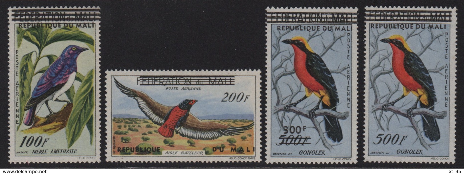 Mali - PA N°5 à 8 - Oiseaux - ** Neufs Sans Charniere - Cote 55€ - Mali (1959-...)