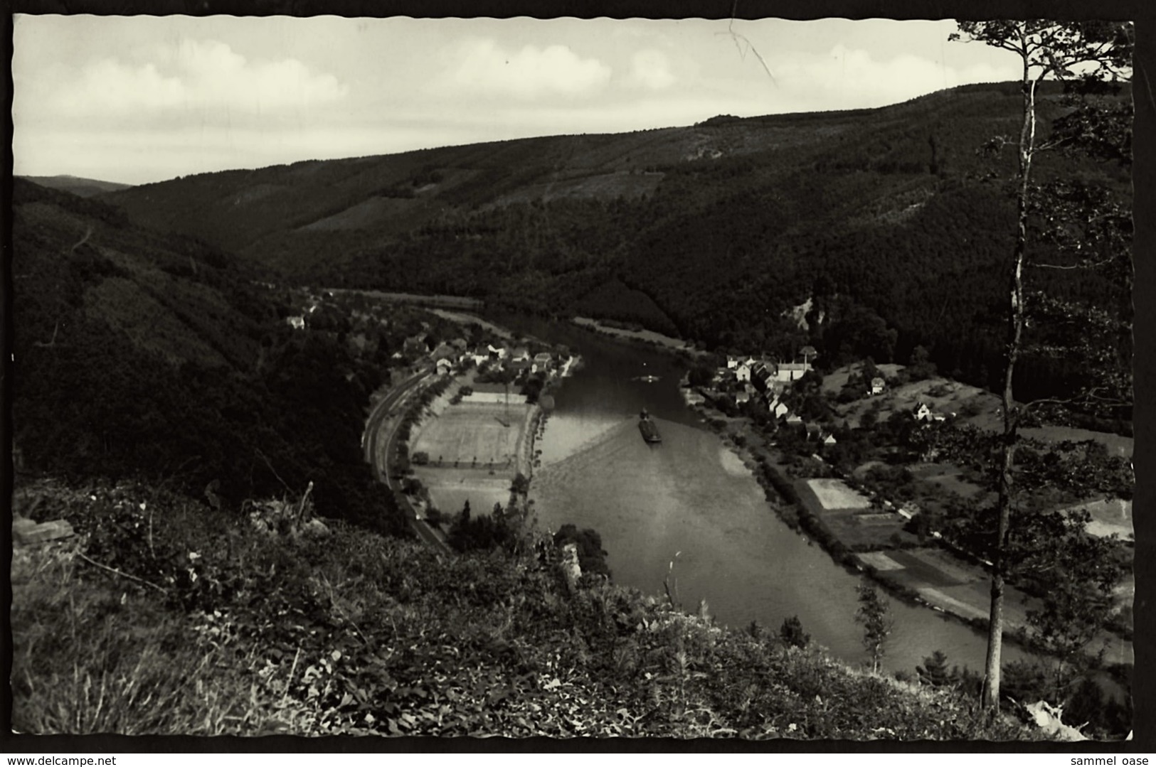 Neckarhausen Bei N.-Steinach  -  Campingplatz Neckarstrand  -  Ansichtskarte 1965  (12590) - Ladenburg