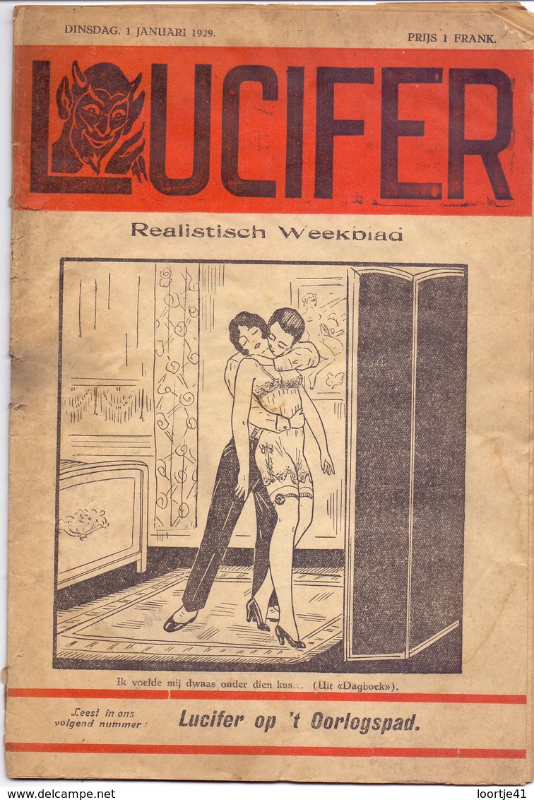 Tijdschrift Magazine Lucifer - Realistisch Weekblad - 1 Jan 1929 - Other & Unclassified