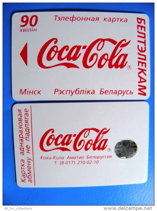 Chip Phone Card From Belarus, Coca-Cola 90un. - Wit-Rusland