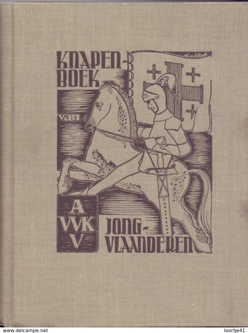 Boek - Knapenboek Van Jong Vlaanderen - AVV - VVK - Uitg. Gent 1939 - Kids