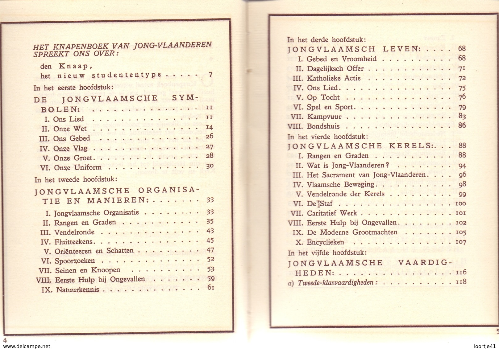 Boek - Knapenboek Van Jong Vlaanderen - AVV - VVK - Uitg. Gent 1939 - Juniors