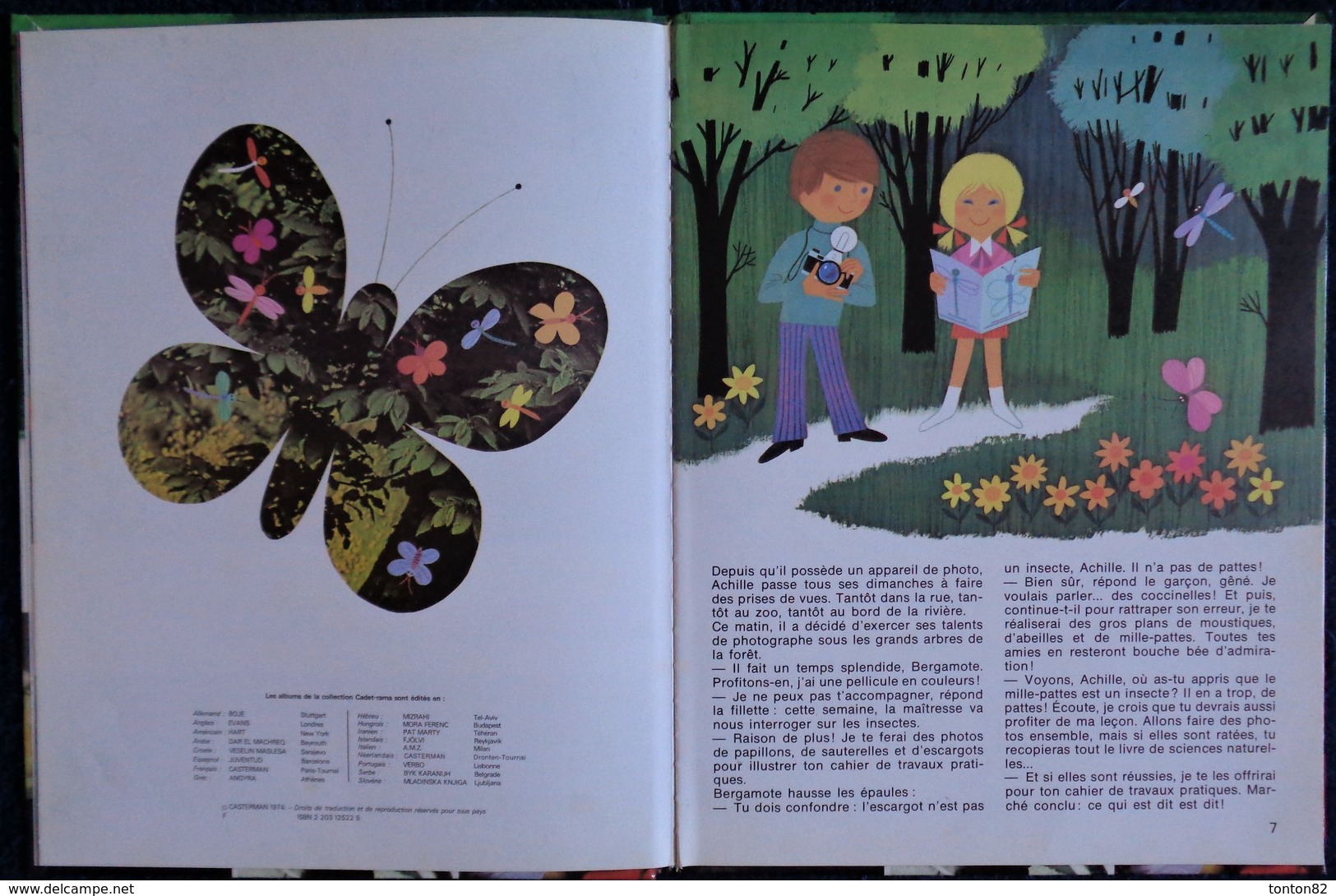 Alain Grée - LES INSECTES - Casterman - ( 1974 ) . - Casterman