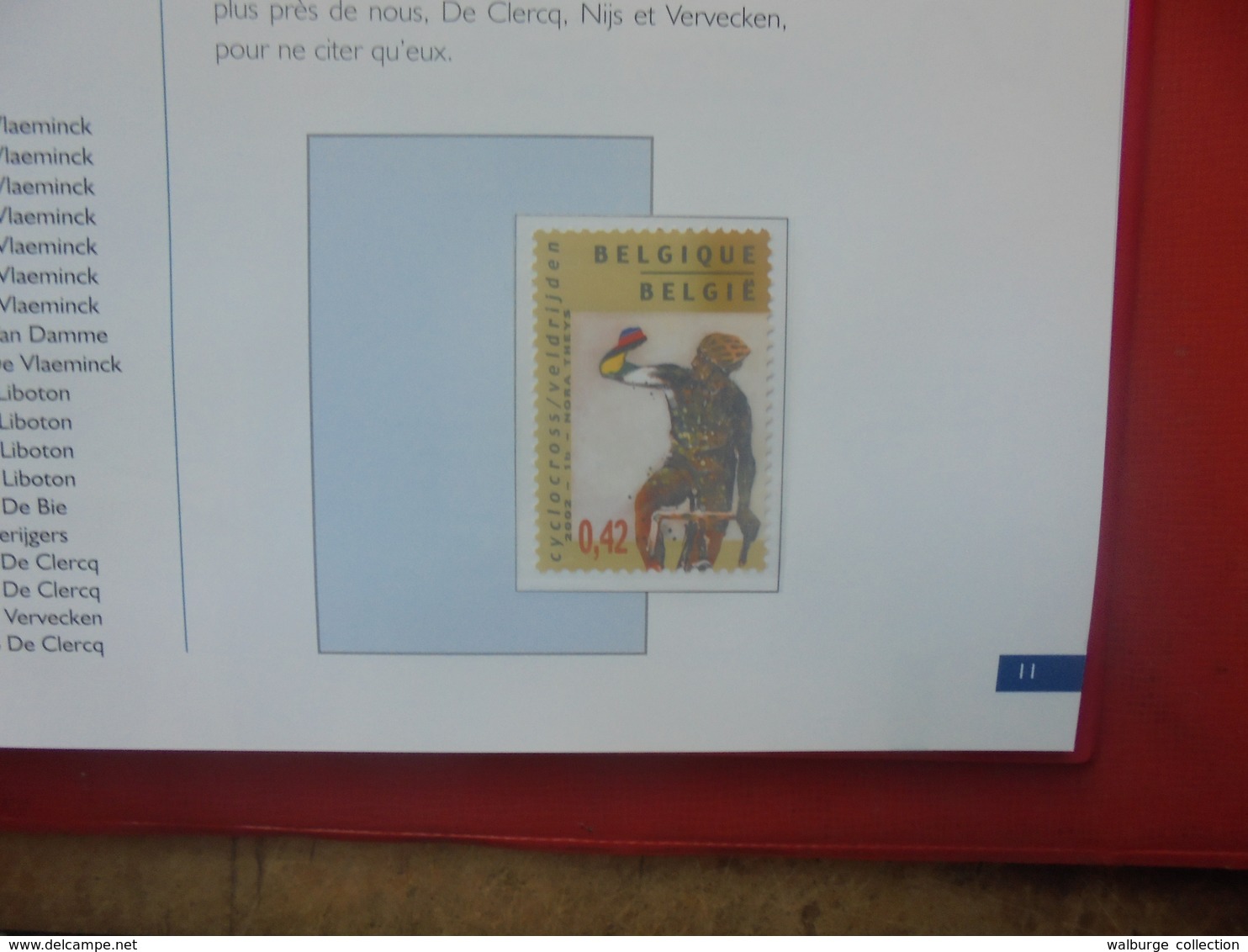 BELGIQUE NEUVE 2002-LE LIVRE DE L'ANNEE AVEC TIMBRES  (600 grammes)