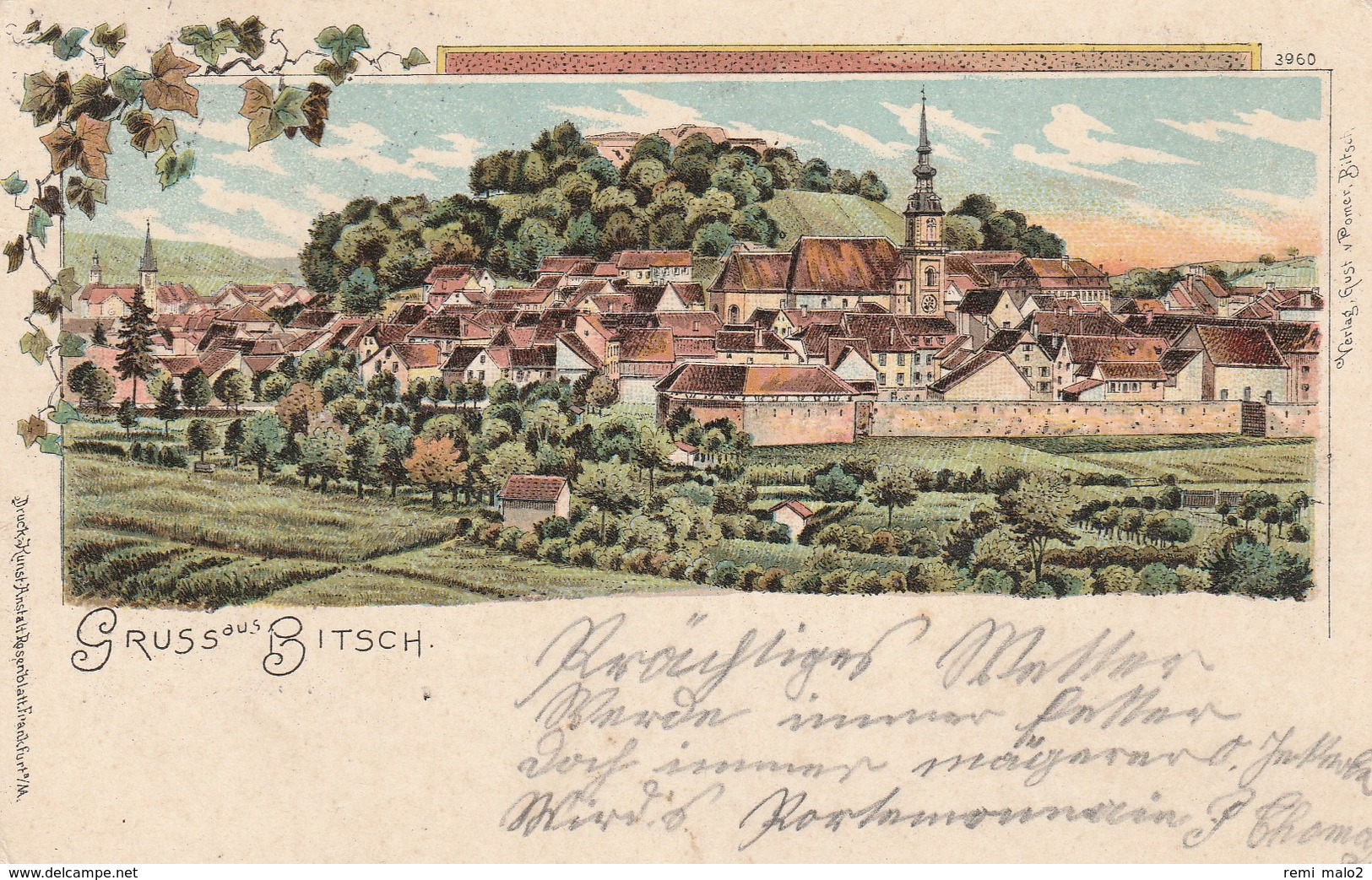 CARTE POSTALE   Gruss Aus BITSCH 57 - Bitche