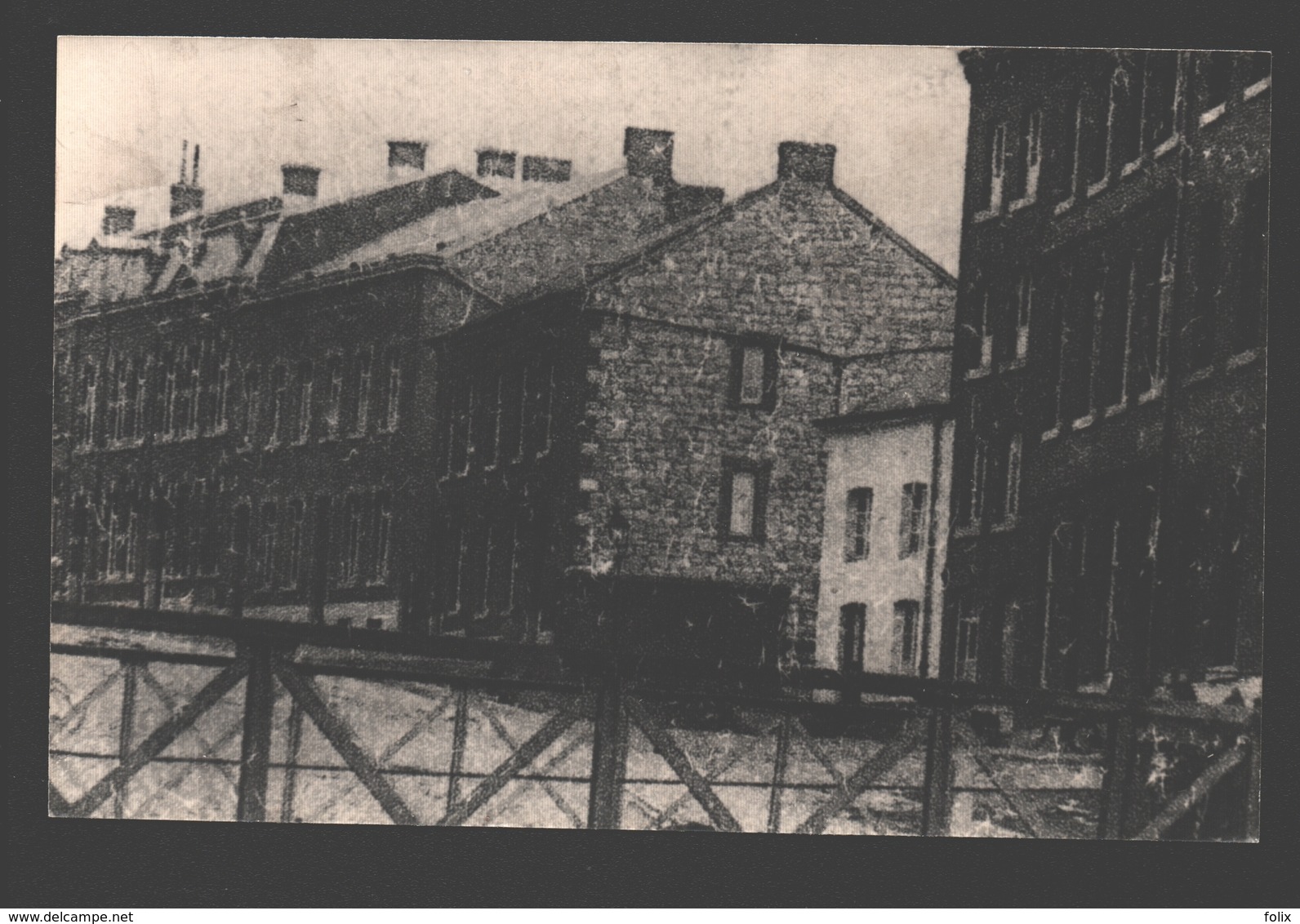 Marche-en-Famenne - Quartier De La Gare Avec Petite Maison Blanche Démolie En 37 - Photo Originale, Pas De Carte Postale - Marche-en-Famenne