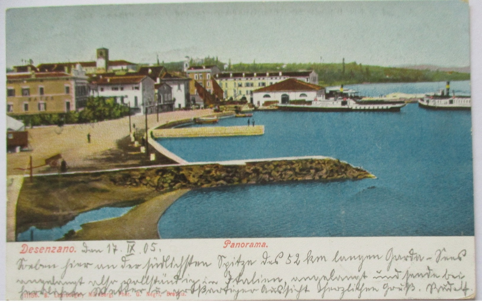 Italien Desenzano Del Garda, Panorama, 1905 (80092) - Autres & Non Classés