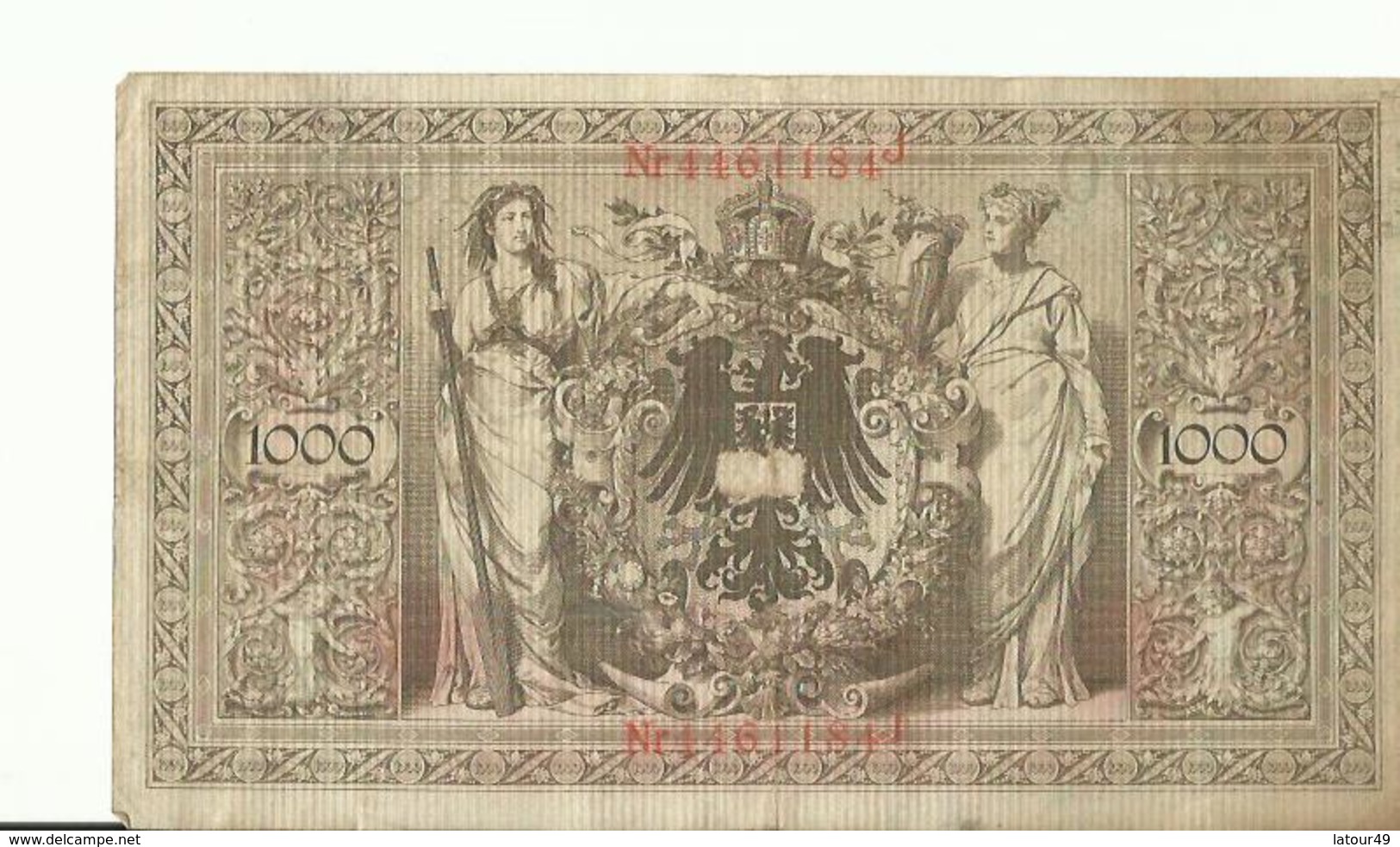 Billet De  1000 Mek 1910 - Russie