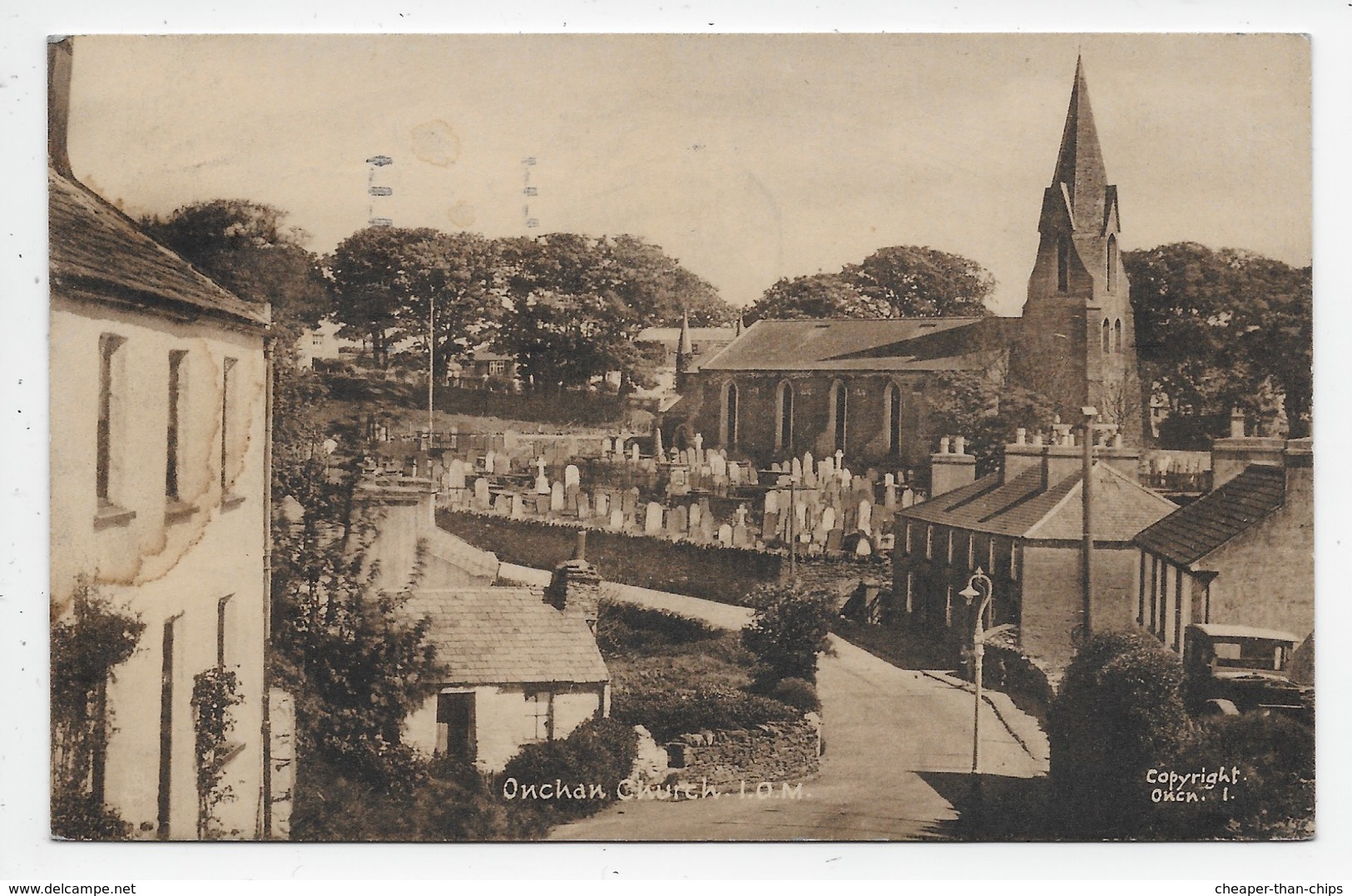 Onchan Church, I.O.M.. - Tuck Oncn 1 - Isle Of Man