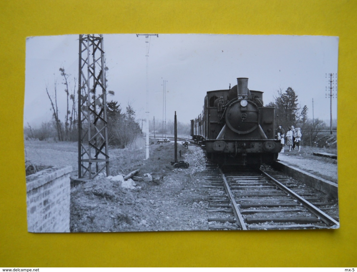 Photo J.Bazin ,gare , Train ,tramway,gare De Ancerville - Eisenbahnen