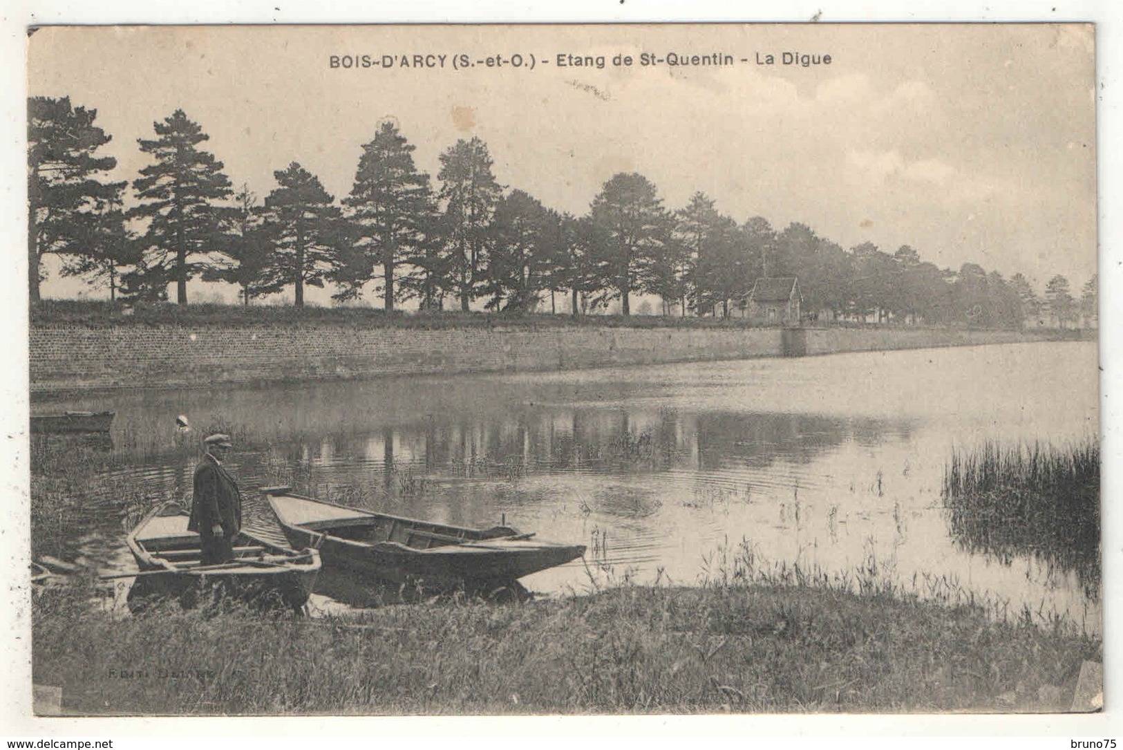 78 - BOIS-D'ARCY - Etang De St-Quentin - La Digue - 1931 - Bois D'Arcy