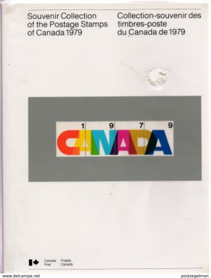CANADA,1979, MNH Stamps In Souvenir Collection Book,  In Original Postoffice Presentation - Volledige Jaargang