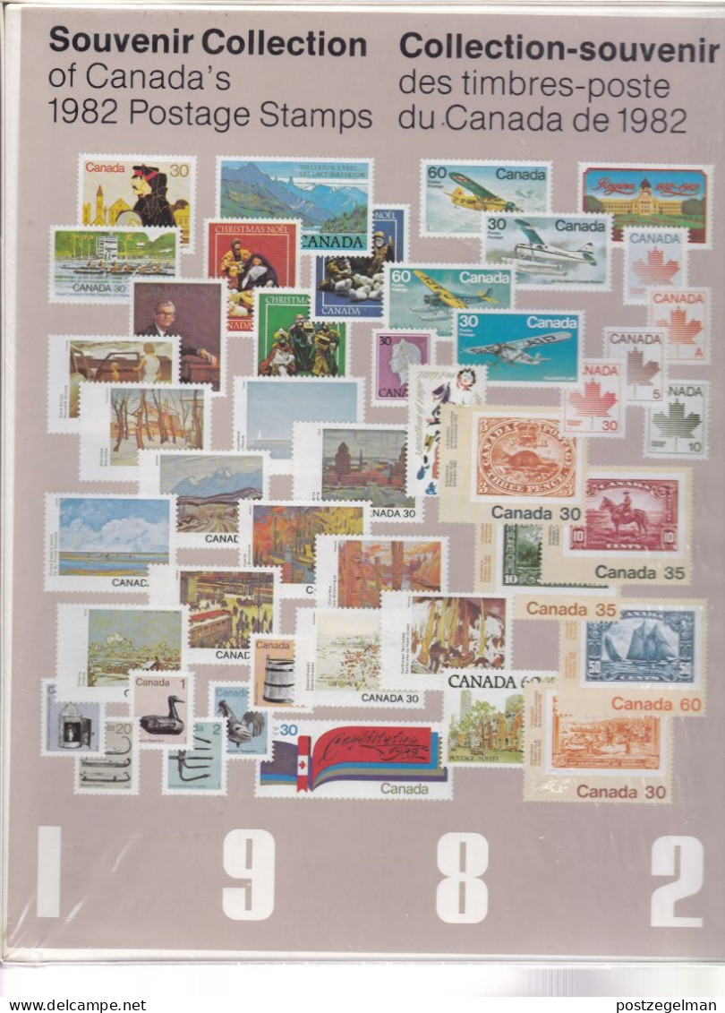 CANADA,1982, MNH Stamps In Souvenir Collection Book,  In Original Postoffice Presentation - Volledige Jaargang