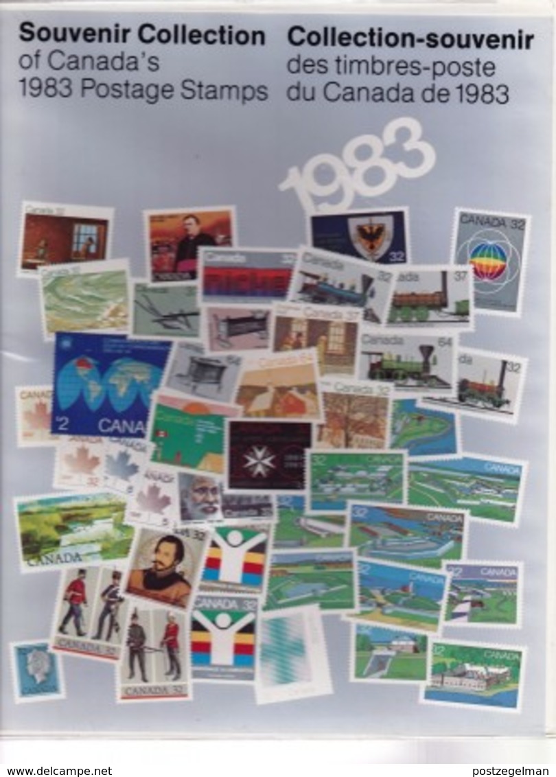 CANADA,1983, MNH Stamps In Souvenir Collection Book,  In Original Postoffice Presentation (complete 1983 Collection) - Complete Years