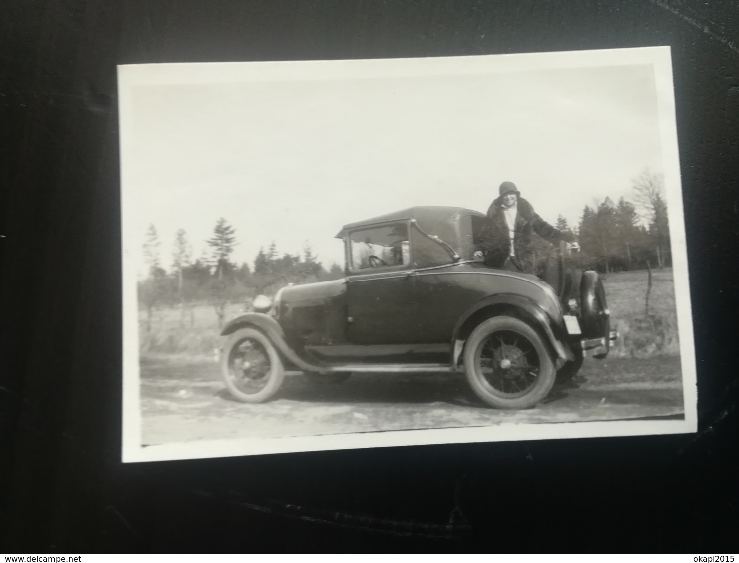 8 PHOTOS AUTOMOBILES CAR VOITURE ANCIENNE SUR ROUTE DE SART EN FAGNE NAMUR  WALLONIE FAMILLE BELGIQUE ANNÉES 1930