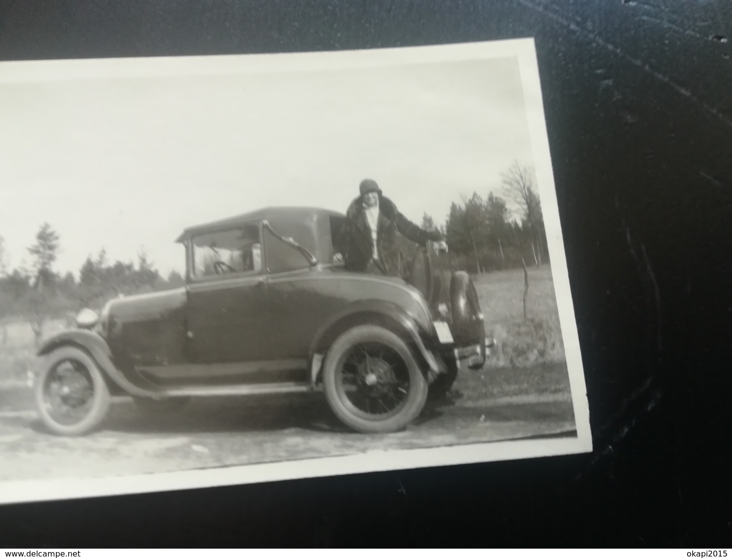 8 PHOTOS AUTOMOBILES CAR VOITURE ANCIENNE SUR ROUTE DE SART EN FAGNE NAMUR  WALLONIE FAMILLE BELGIQUE ANNÉES 1930