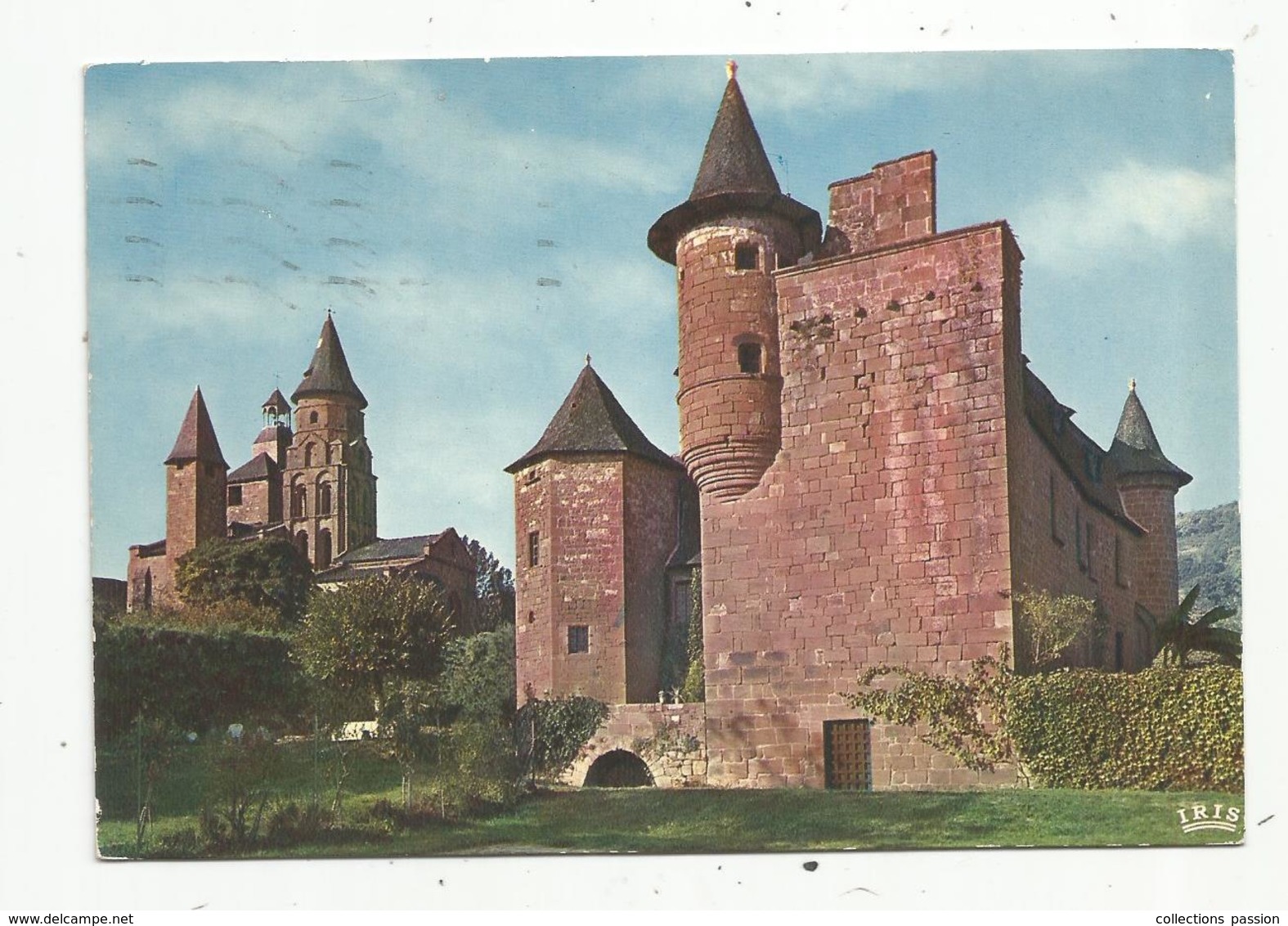 Cp , 19 , COLLONGES LA ROUGE ,  Tours De L'église Et Château De VASSIGNAC , Voyagée 1978 - Altri & Non Classificati