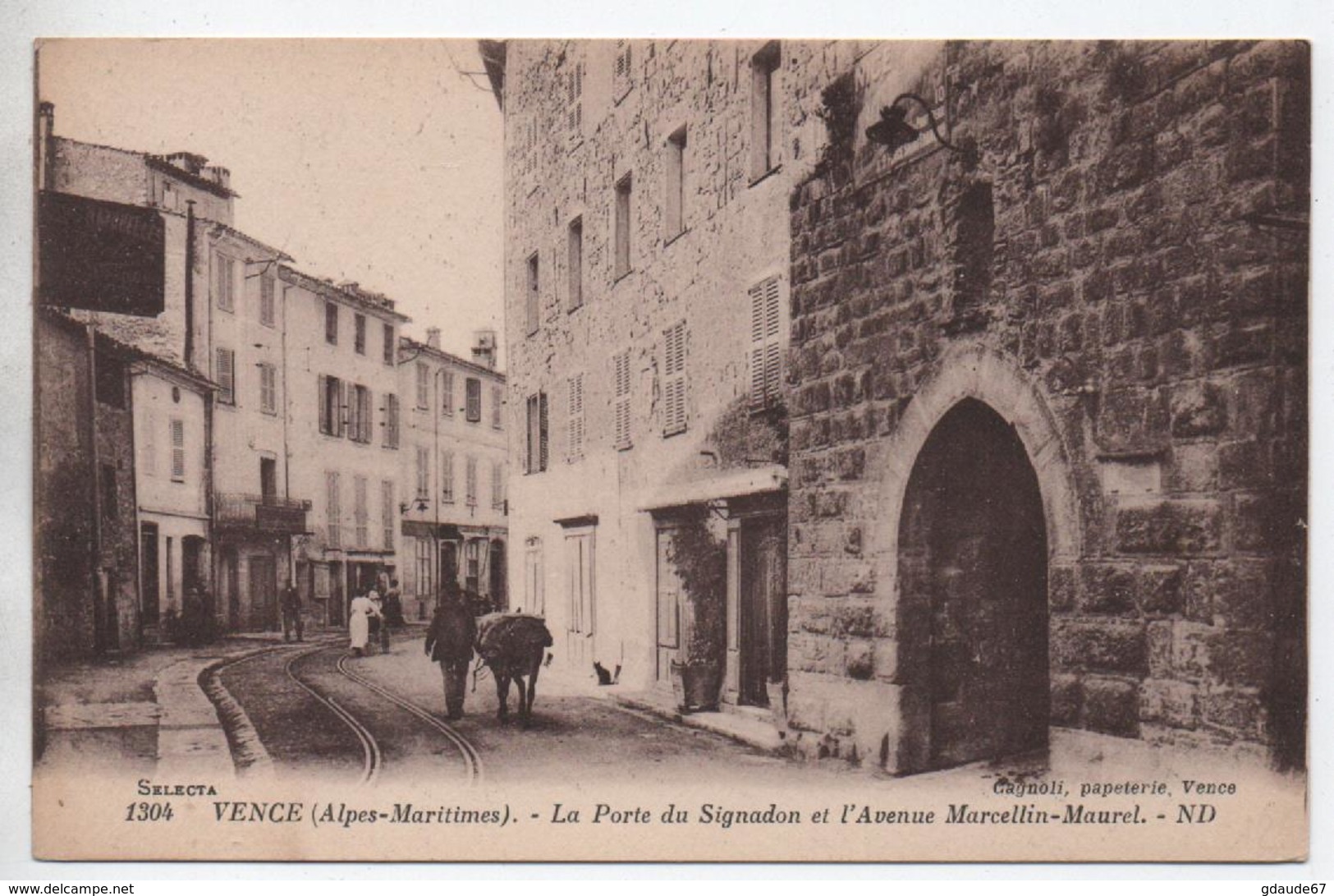 VENCE (06) - LA PORTE DU SIGNADON ET L'AVENUE MARCELLIN MAUREL - Vence