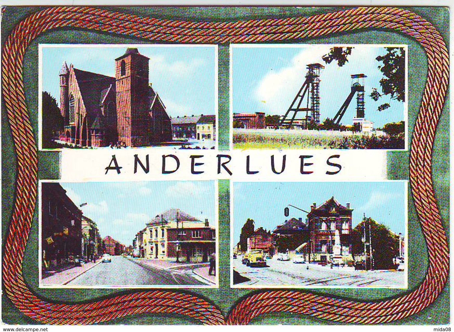 ANDERLUES . CPSM . MULTI-VUES . Editeur DE MARIO . YVOIR - Anderlues