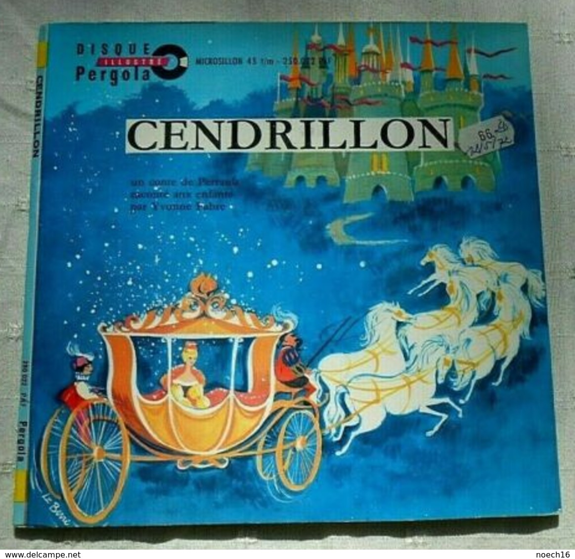 Disque Vinyle 45t CENDRILLON - Other & Unclassified