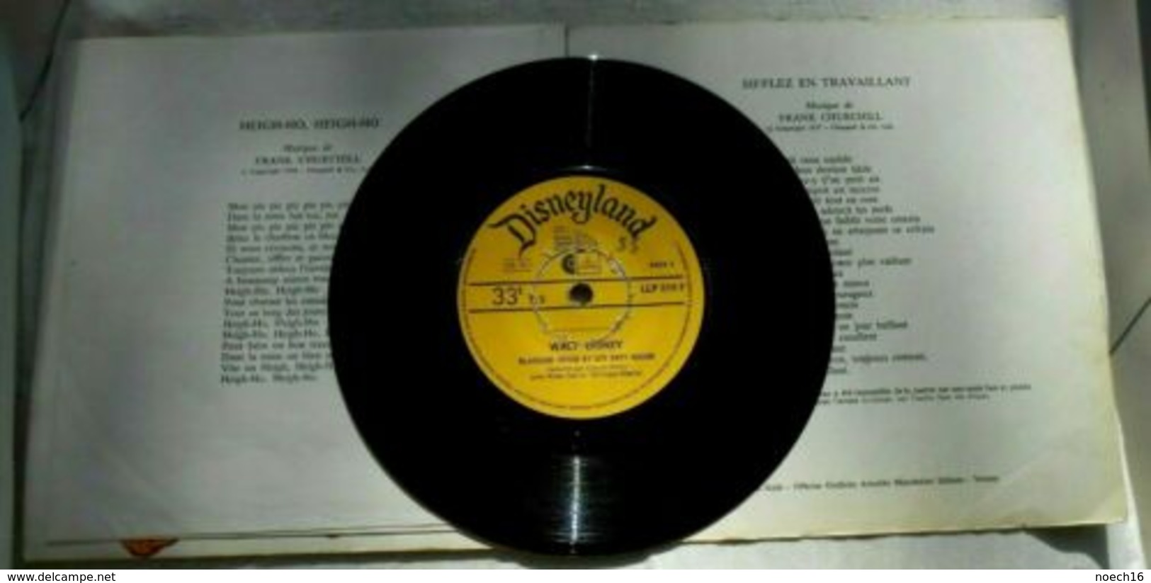 Livre Disque Vinyle 33t Disney - Blanche Neige 1967 - Sonstige & Ohne Zuordnung
