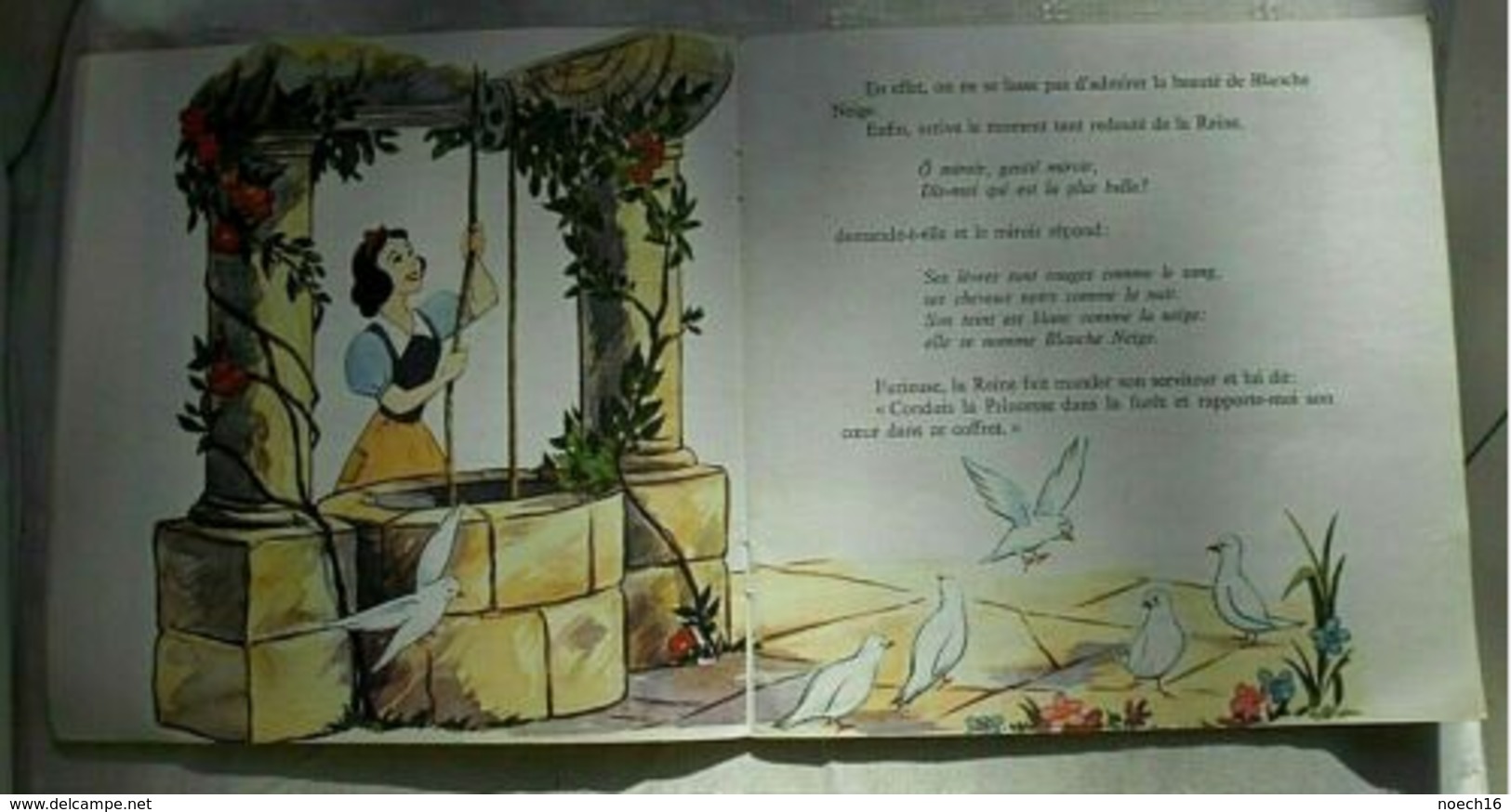 Livre Disque Vinyle 33t Disney - Blanche Neige 1967 - Sonstige & Ohne Zuordnung