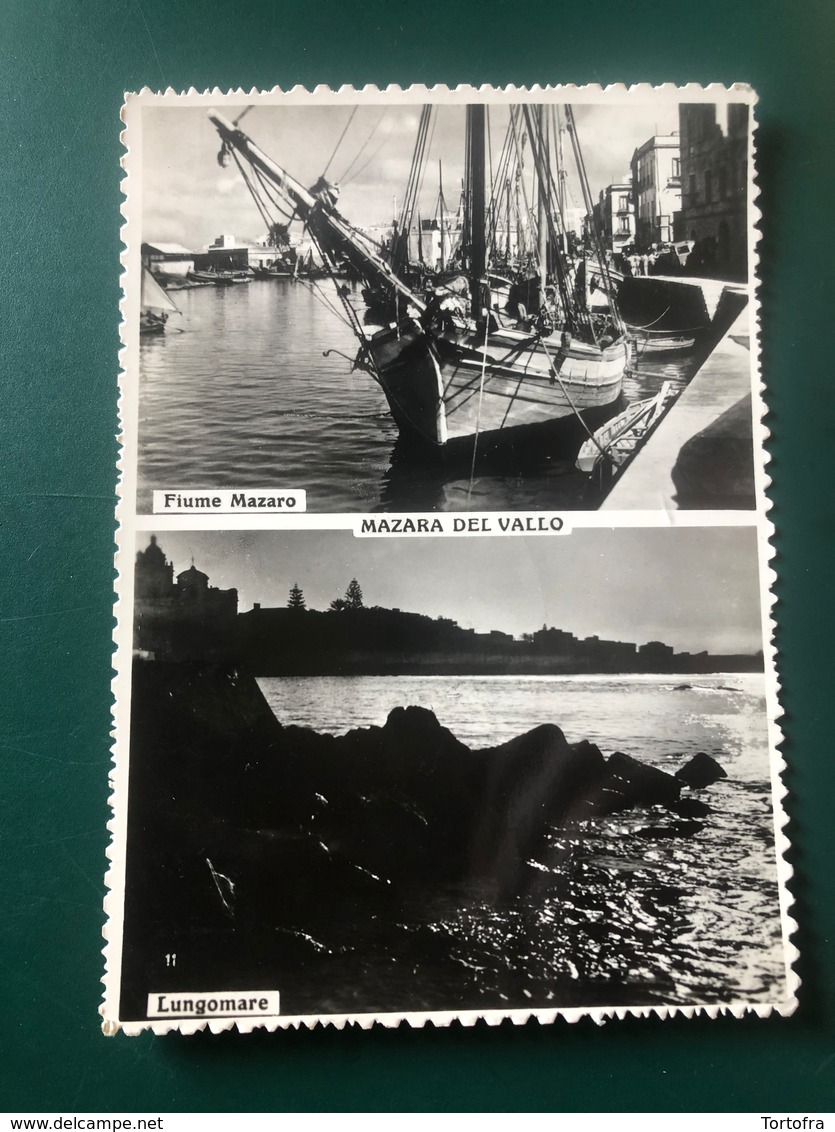 MAZARA DEL VALLO (TRAPANI)  VEDUTINE 1955 - Mazara Del Vallo