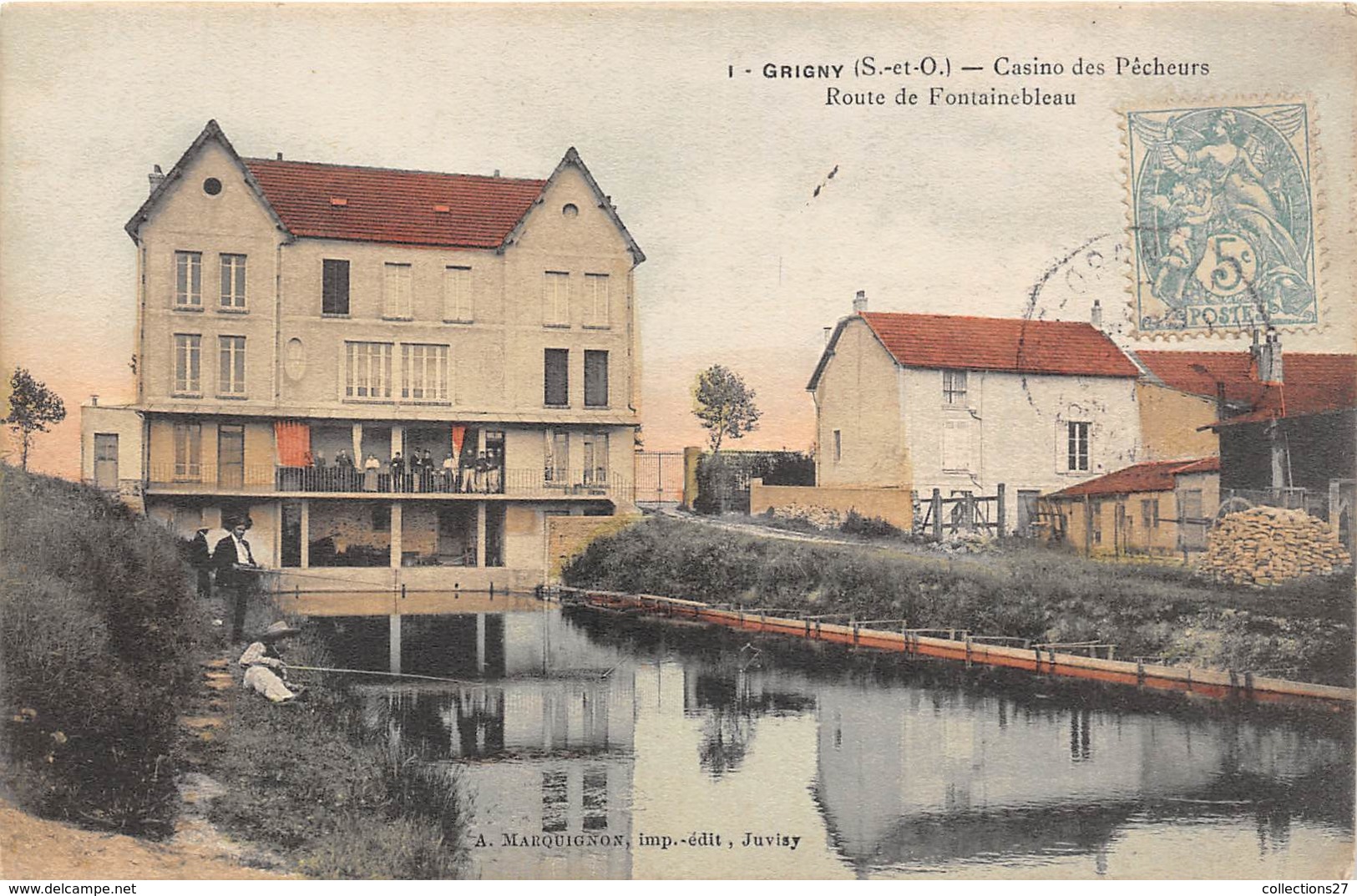 91-GRIGNY- CASINO DES PÊCHEURS, ROUTE DE FONTAINEBLEAU - Grigny