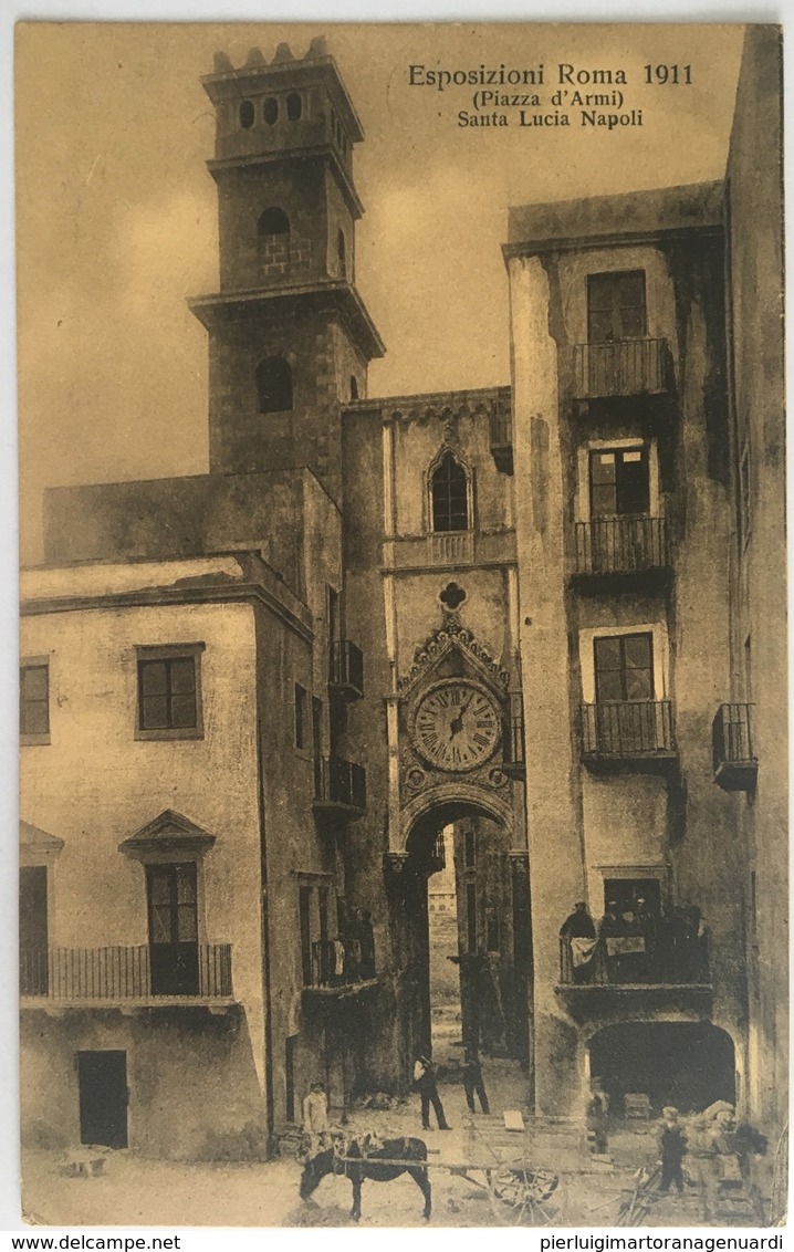 V 72637 - Roma - Esposizioni Roma 1911 - Piazza D’Armi - Santa Lucia Napoli - Exhibitions