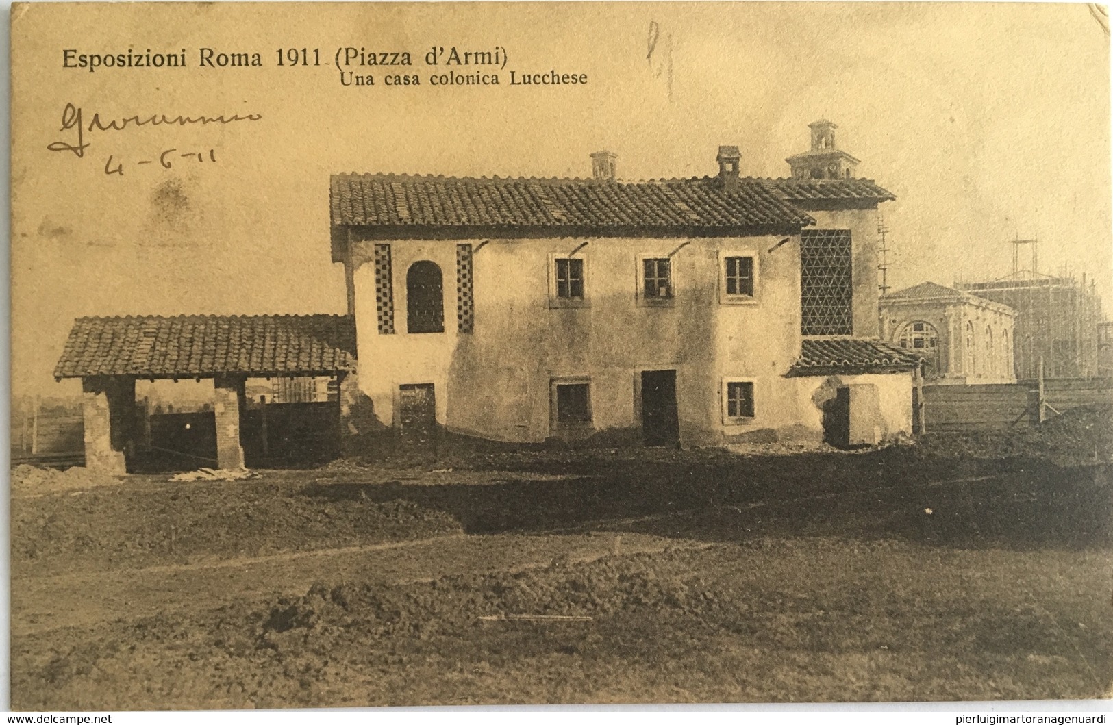 V 72638 - Roma - Esposizioni Roma 1911 - Piazza D’Armi - Una Casa Colonica Lucchese - Exhibitions