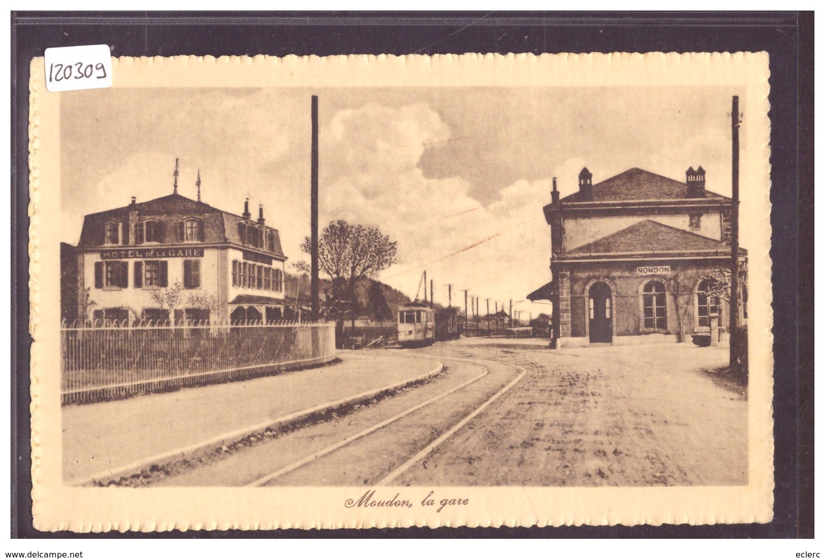 DISTRICT DE MOUDON - MOUDON - LA GARE - TRAMWAY - TB - Moudon