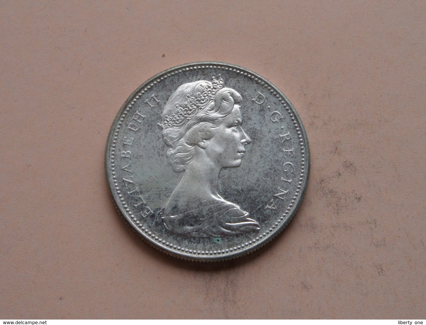 1967 - DOLLAR / CANADA 1867-1967 ( KM 70 ) Uncleaned 0.800 Silver ! - Canada