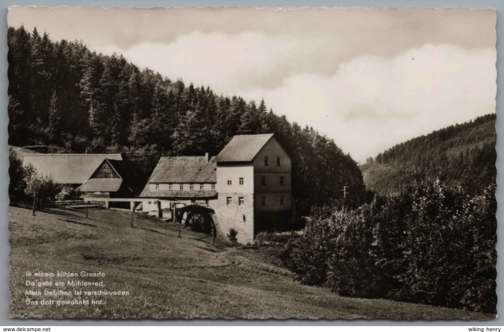 Waldbrunn Strümpfelbrunn Oberhöllgrund - S/w Schankbetrieb Zur Mühle - Waldbrunn