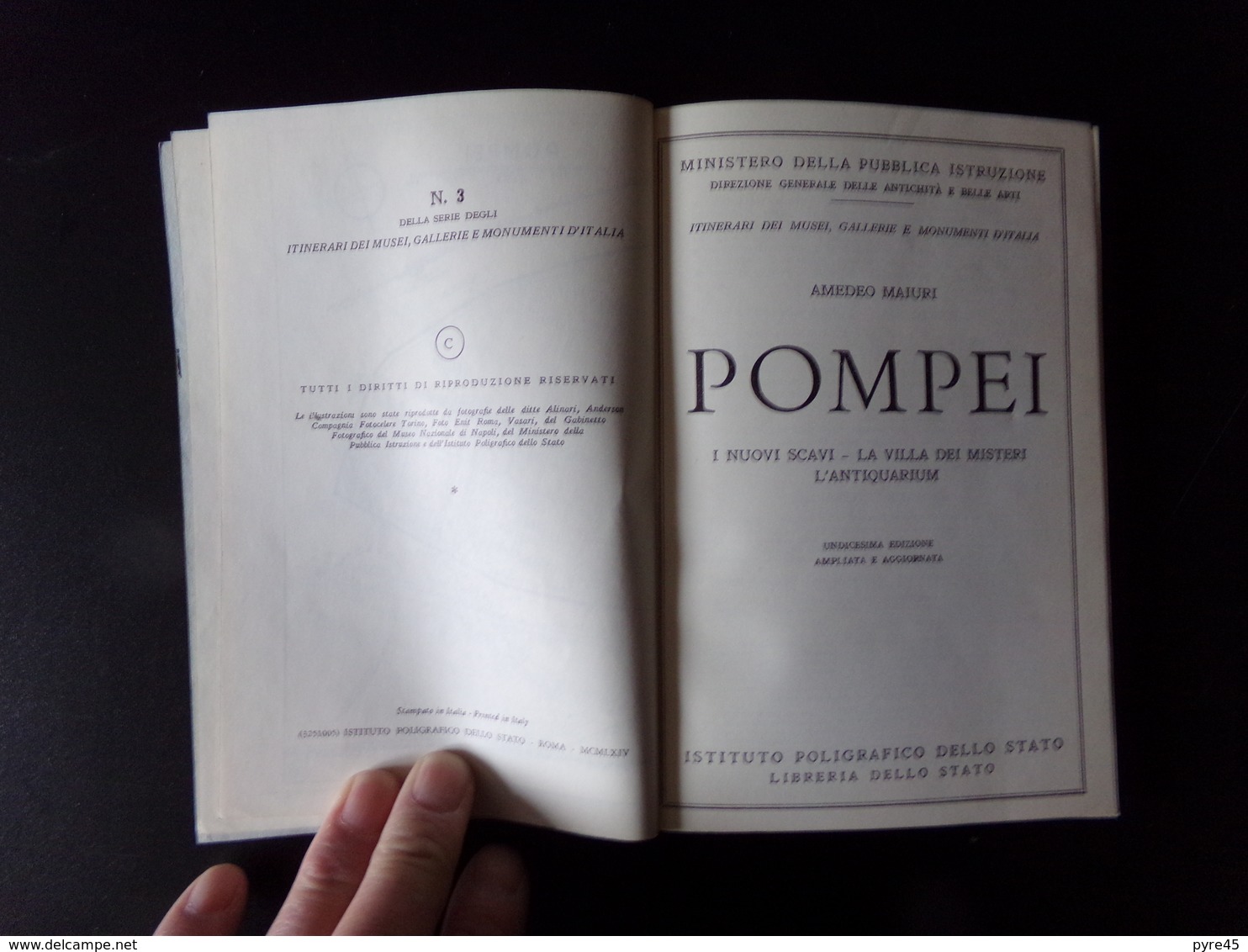 Pompei Par Maiuri, 1964, 182 Pages - Autres & Non Classés