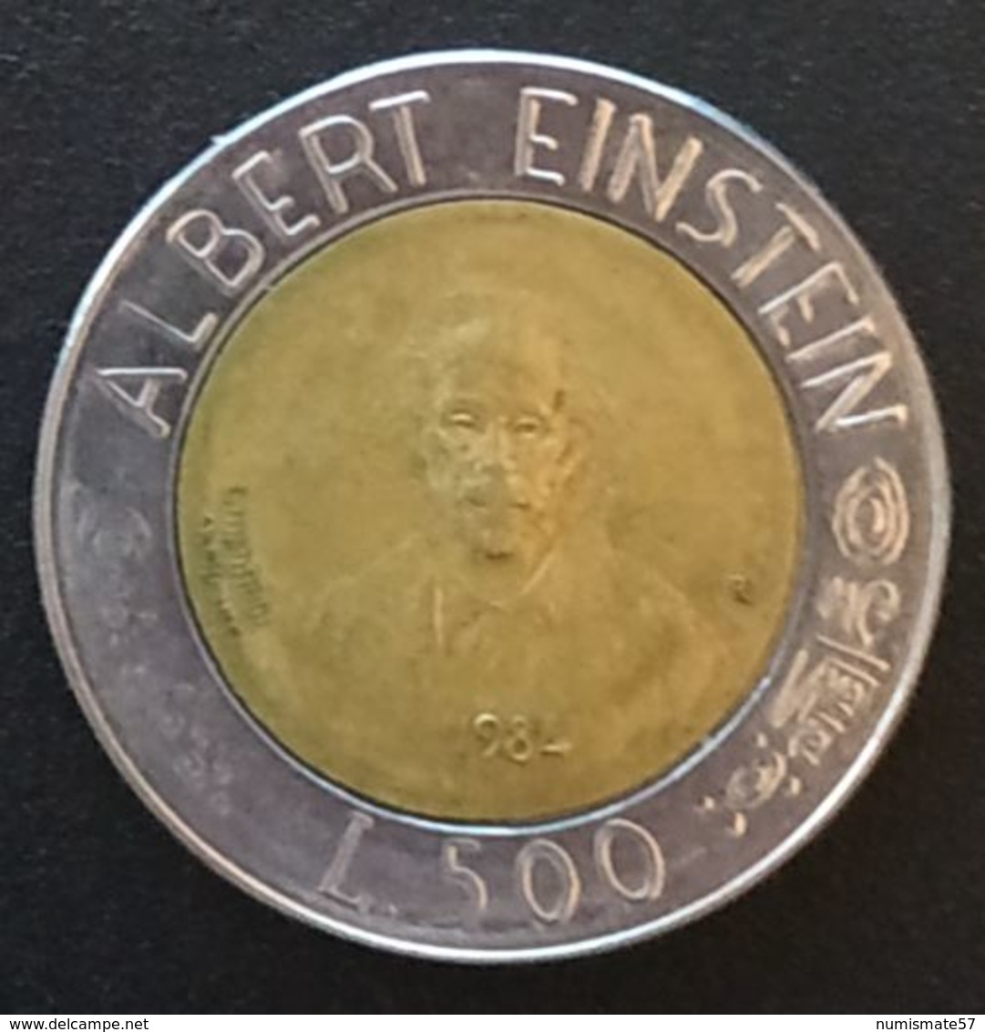 SAINT MARIN - SAN MARINO - 500 LIRE 1984 - Albert Einstein -  KM 167 - Saint-Marin