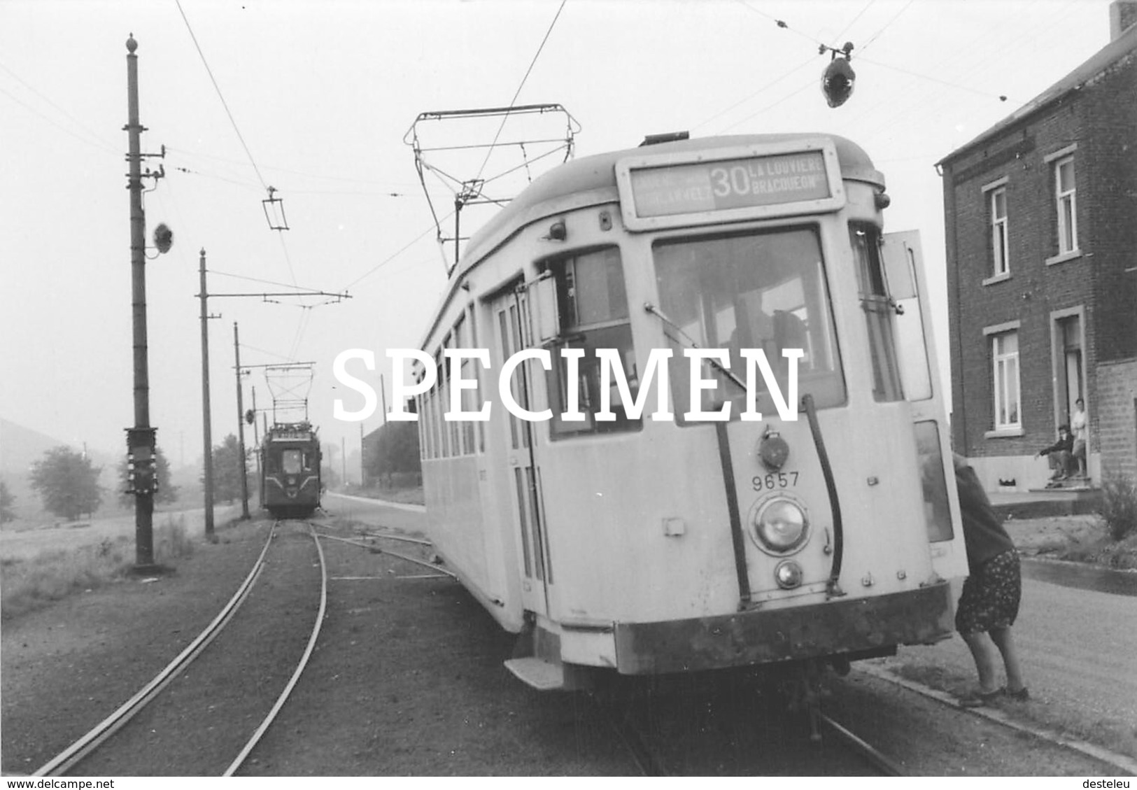 Photo Tram 1968  - Carnières - Morlanwelz