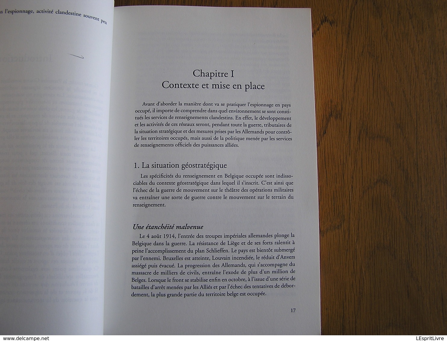DE LA GUERRE DE L'OMBRE AUX OMBRES DE LA GUERRE 14 18 Espion Réseau Belgique Résistance Espionnage Armée Belge