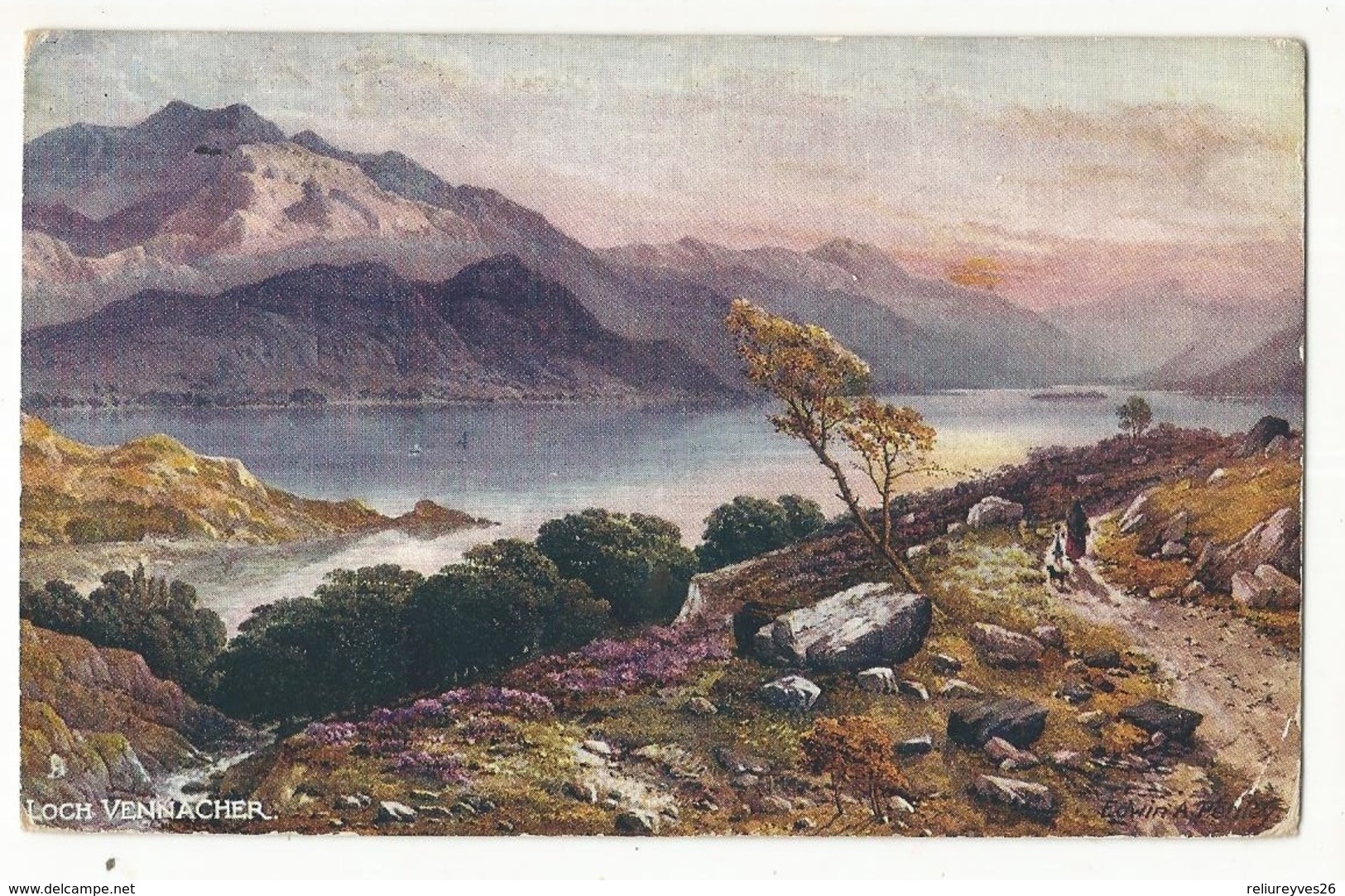 CPA , R.U , N°7167, Scotch  Lochs, Loch Vennacher ,Ed. Raphaël Tuck ,1906 - Wigtownshire