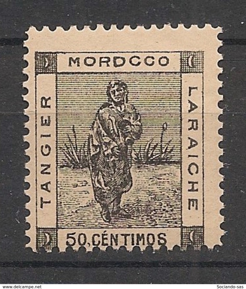 Maroc - 1898 - Tanger à Larache - N°Yv. 132 - 50c Gris-noir - Neuf Luxe ** / MNH / Postfrisch - Sellos Locales