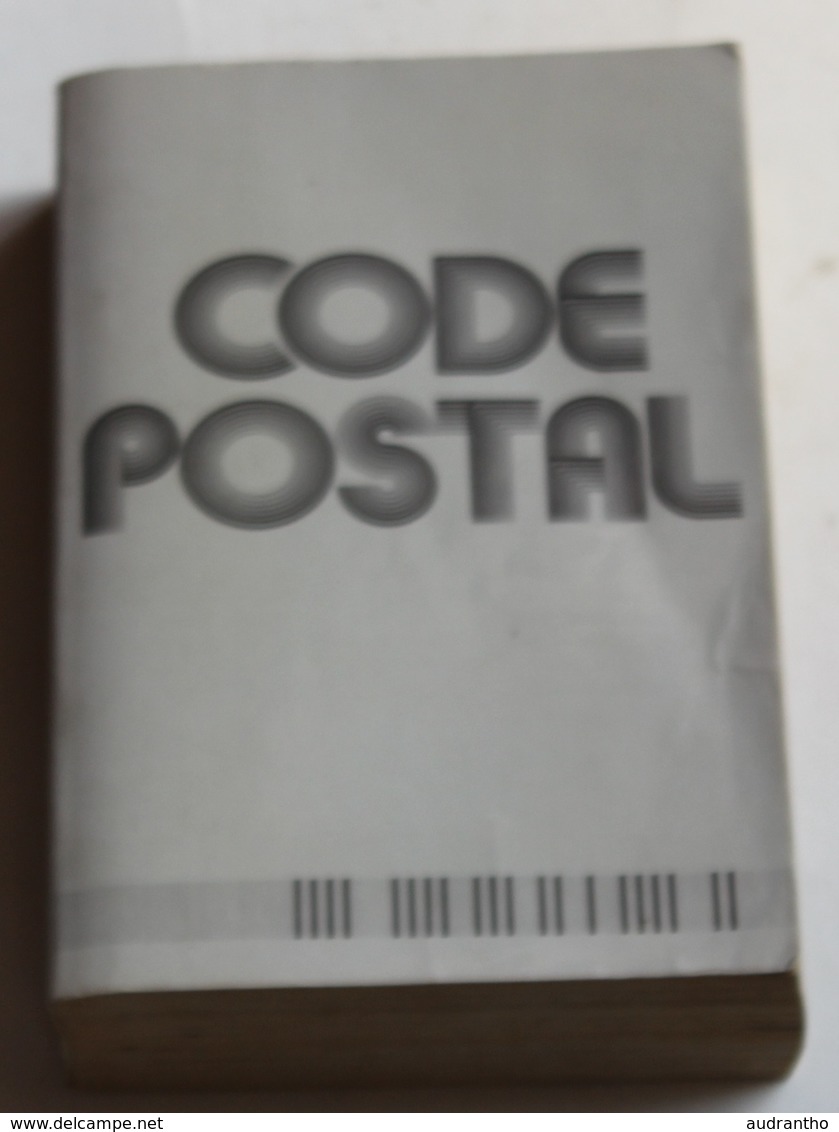 Livre Liste CODE POSTAL Années 70 La Poste Imprimerie Nationale - Annuaires Téléphoniques