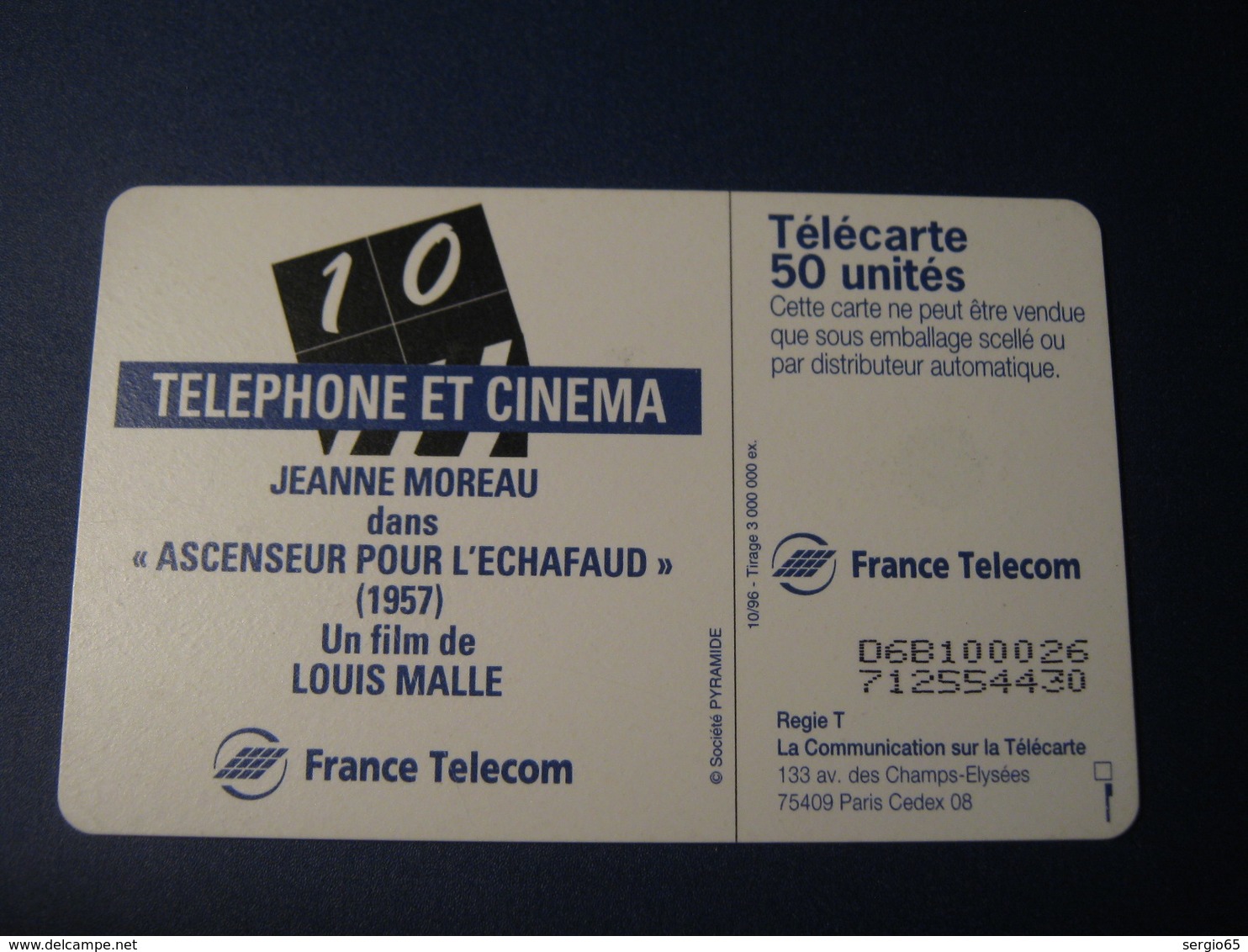 Telecarte 50 France - Ohne Zuordnung