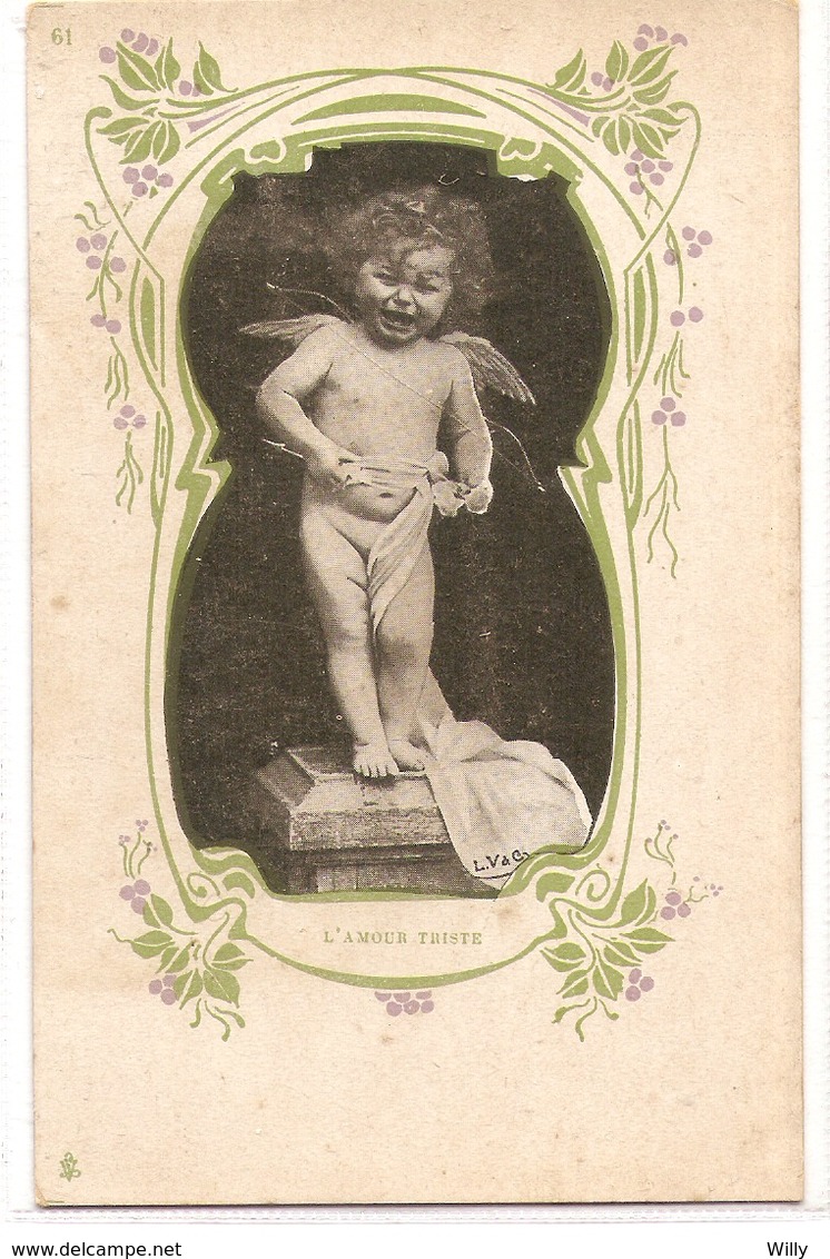 K 588  , VERY OLD  FANTASY POSTCARD  , CHILDREN - Autres & Non Classés